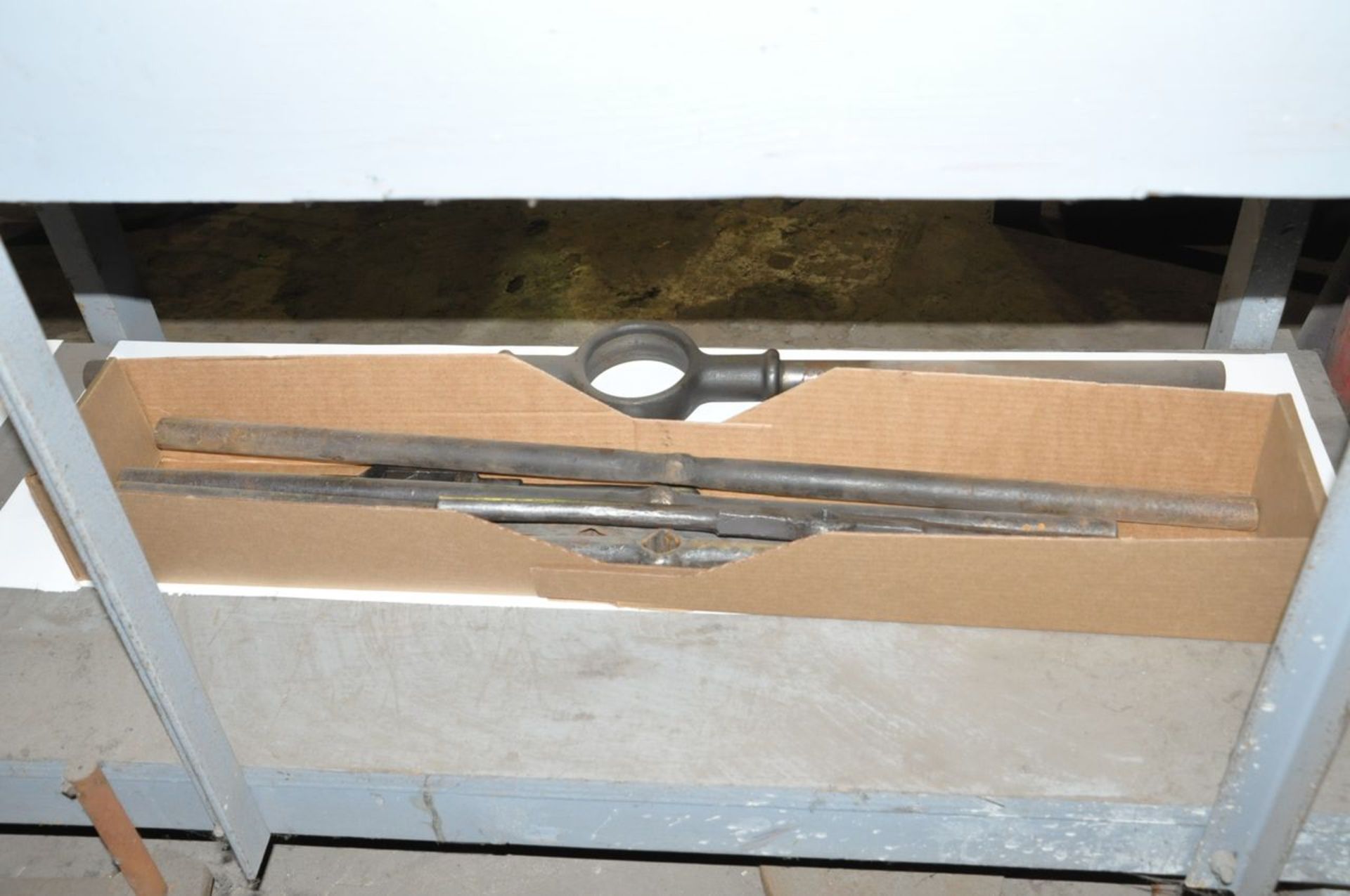 Lot - Industrial Die Handles in (3) Boxes Under () Table, (Machine Shop) - Image 3 of 4