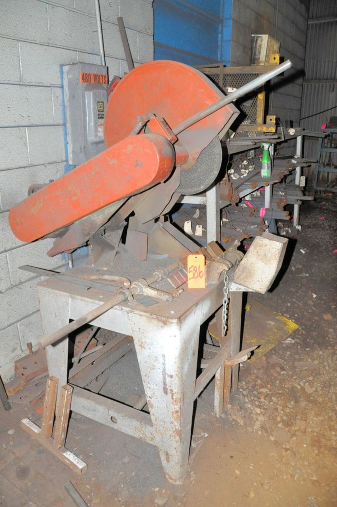 No Name Approximately 16" Abrasive Cutoff Saw, (Mill Bldg Behind Middle Inspection Office) - Image 2 of 2