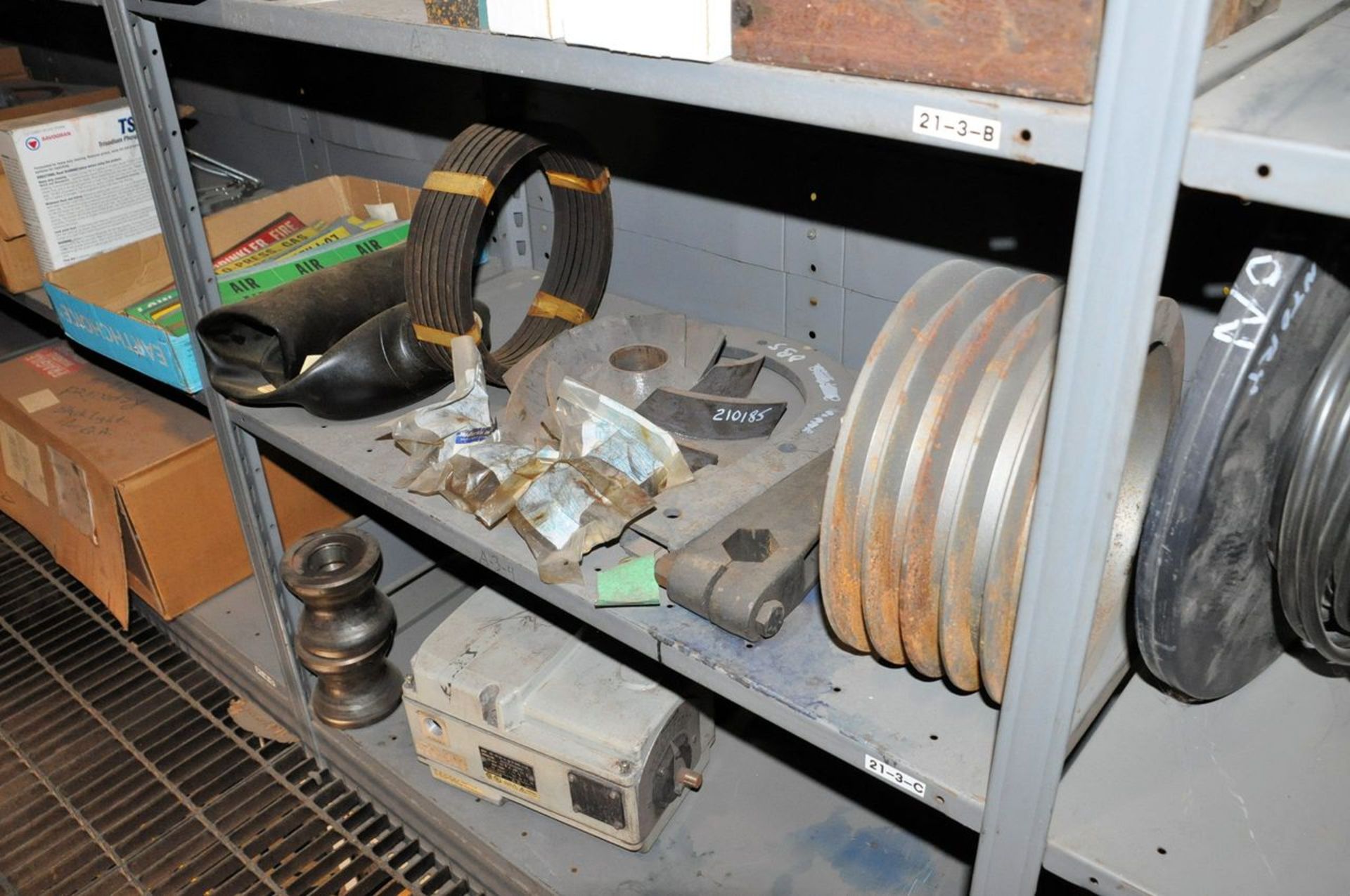 Lot - Various Machine Parts in (8) Sections on Mezzanine, (Storeroom) - Image 7 of 18