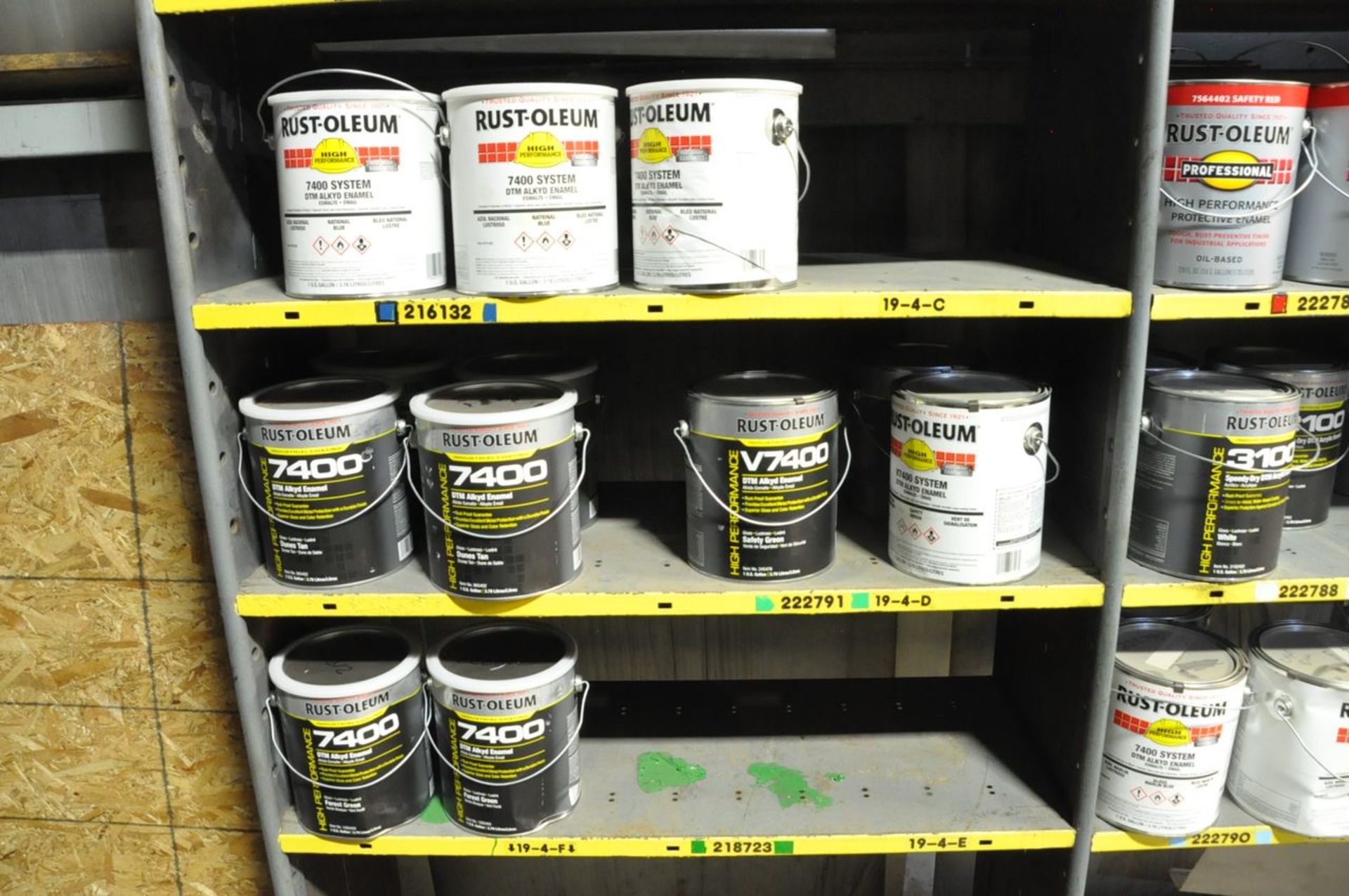 Lot - Various Gallon Cans of Paint in (2) Sections, (Storeroom) - Image 3 of 4