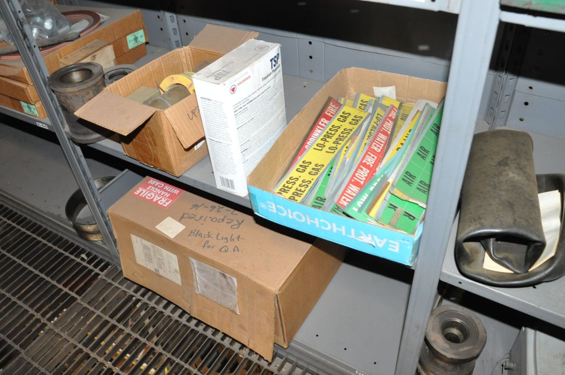 Lot - Various Machine Parts in (8) Sections on Mezzanine, (Storeroom) - Image 10 of 18