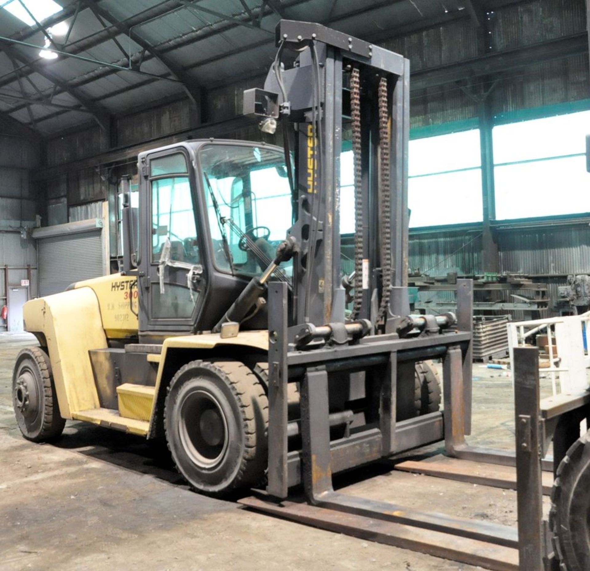 Hyster Model H300HD, 29,800-Lbs. x 147.6" Lift Capacity Diesel Fork Lift Truck, S/n G019E02325G, - Image 2 of 8