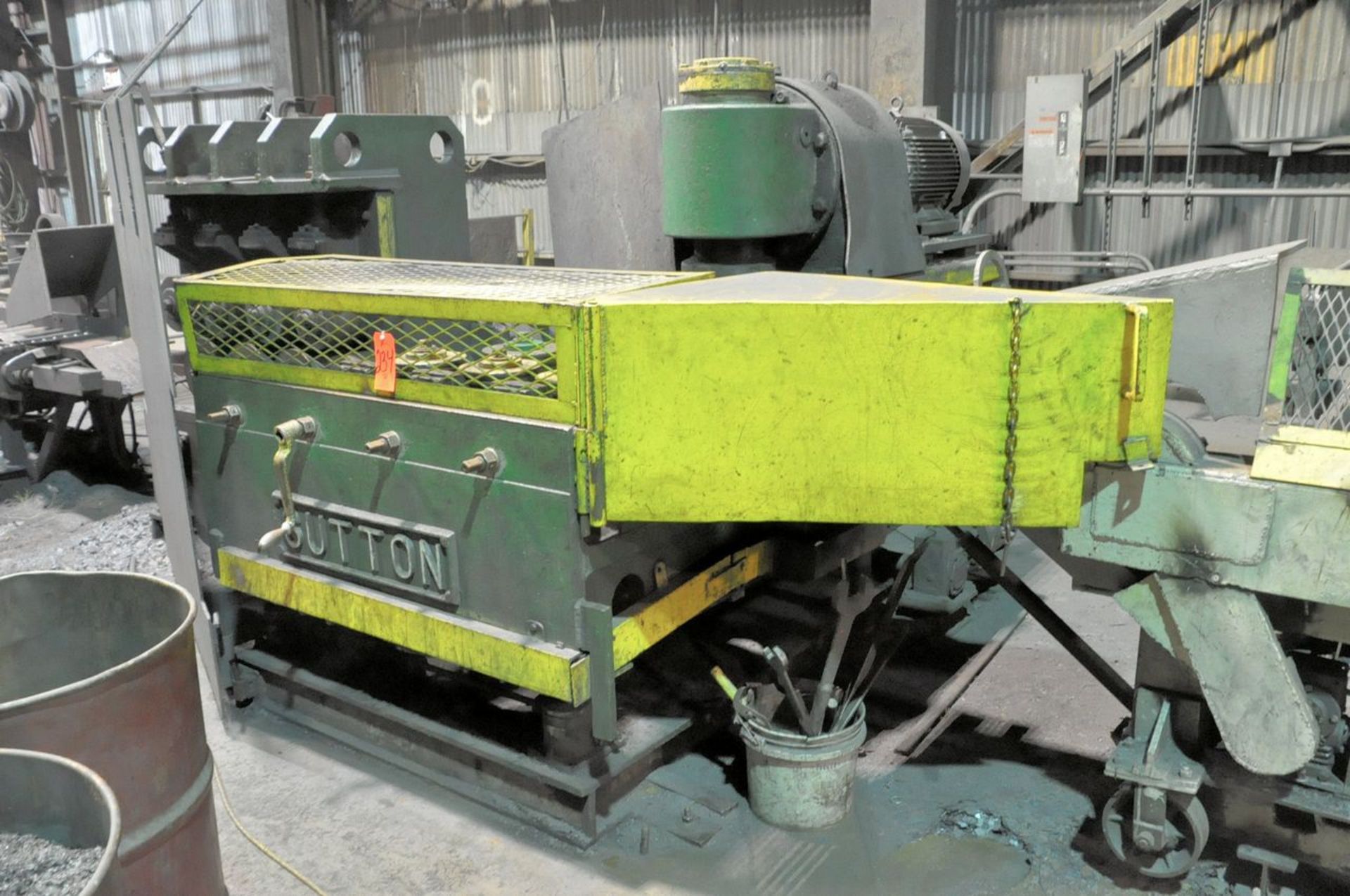 Sutton 2-Plane Straightener with Motorized Infeed and Outfeed Conveyors and Stack Stands, (Mill - Image 4 of 8