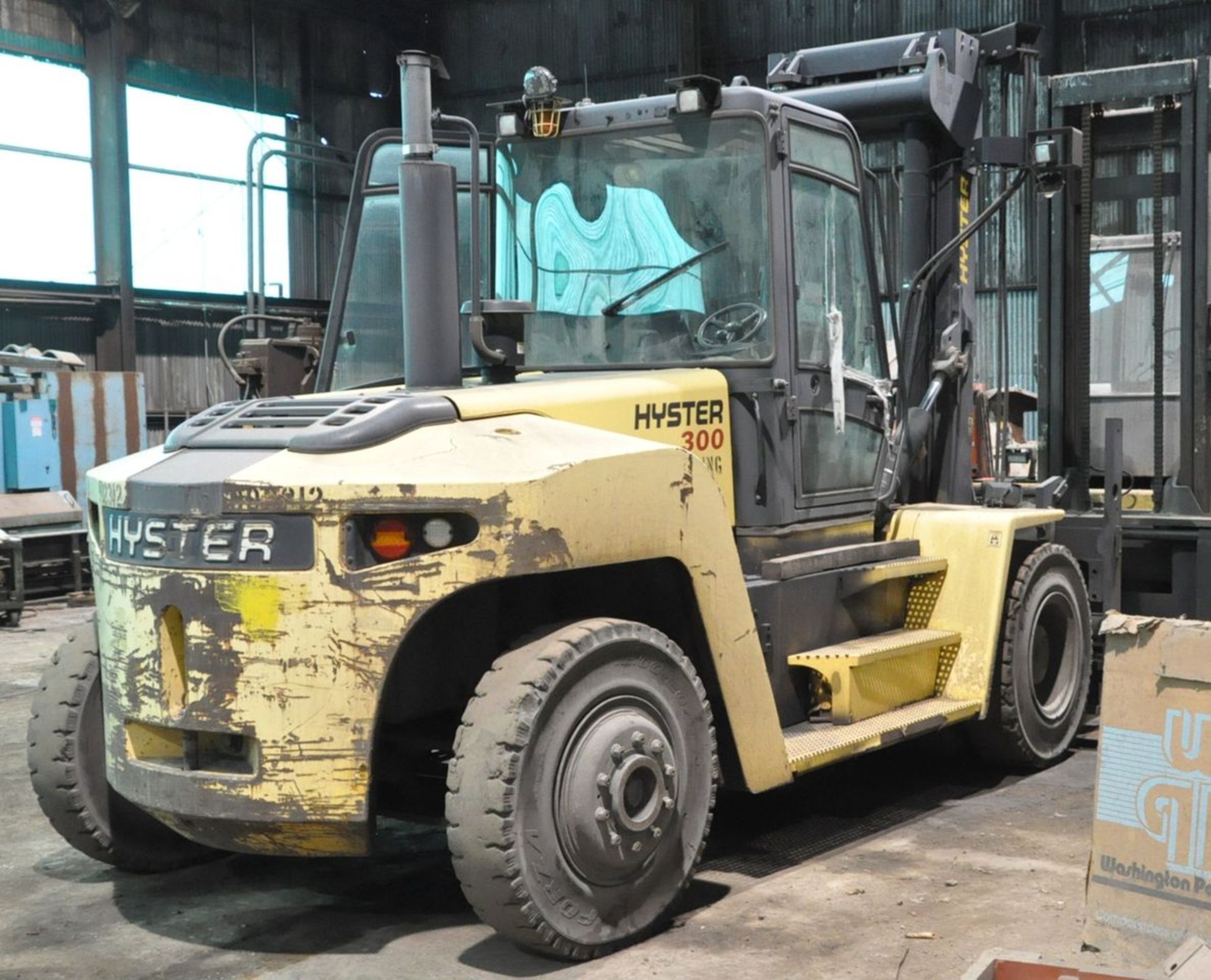 Hyster Model H300HD, 29,800-Lbs. x 147.6" Lift Capacity Diesel Fork Lift Truck, S/n G019E02325G, - Image 3 of 8