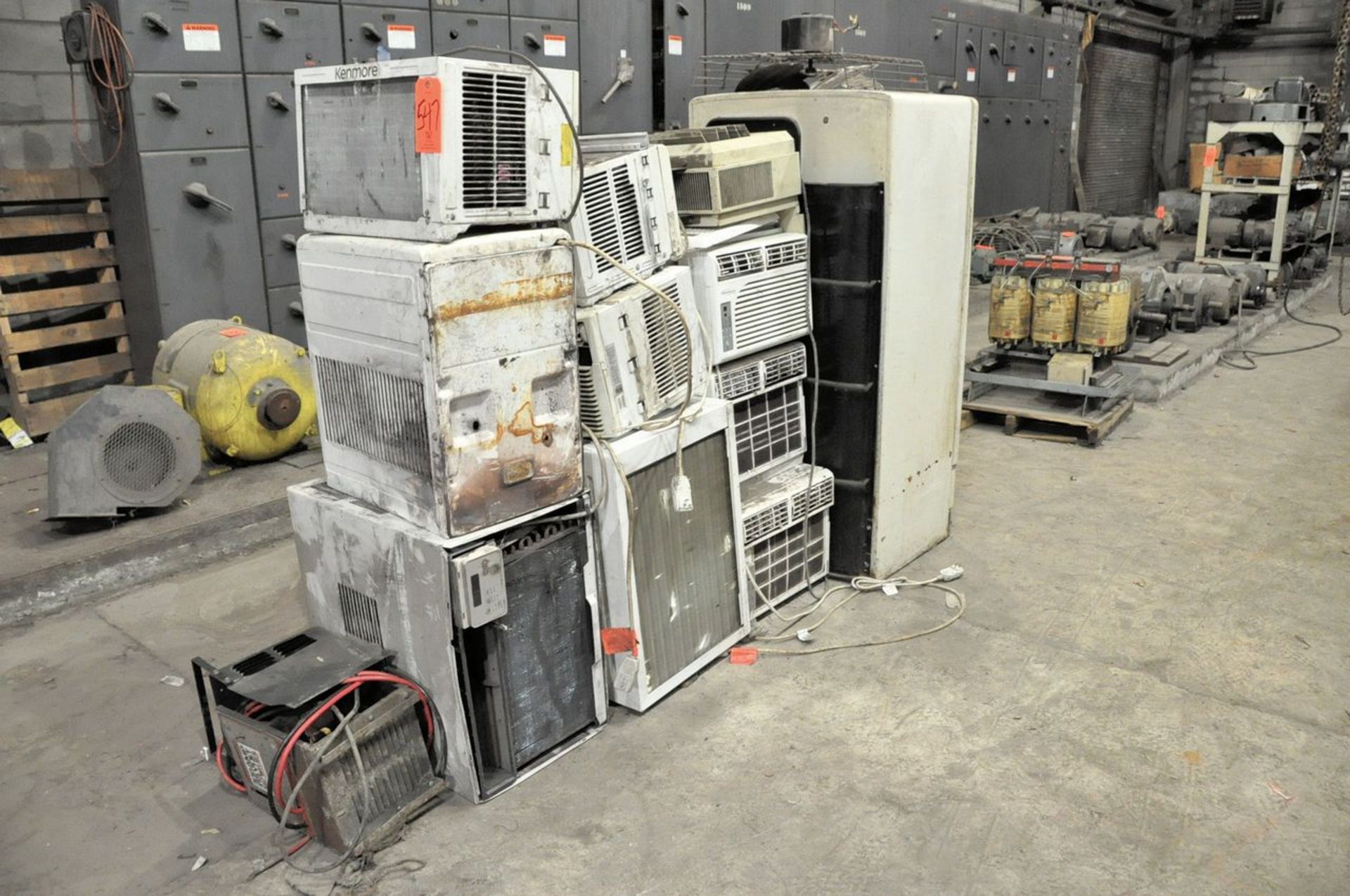 Lot - Air Conditioners and Refrigerator in (1) Group, (Mill Annex Sub Electrical Room)