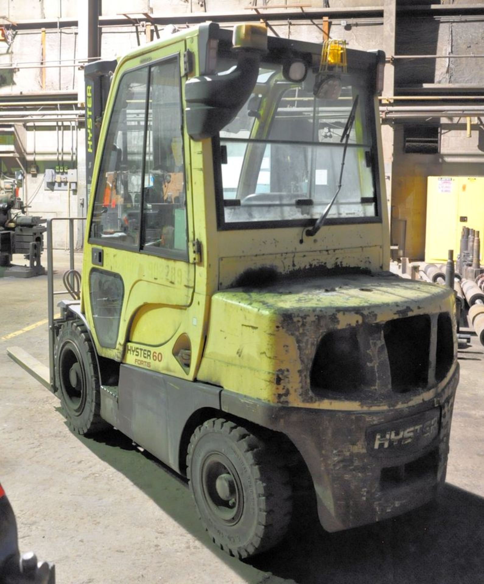 Hyster Model H60FT, 6,000-Lbs. x 187.8" Lift Capacity Gasoline Fork Lift Truck, S/n L177B22348F, - Image 6 of 9