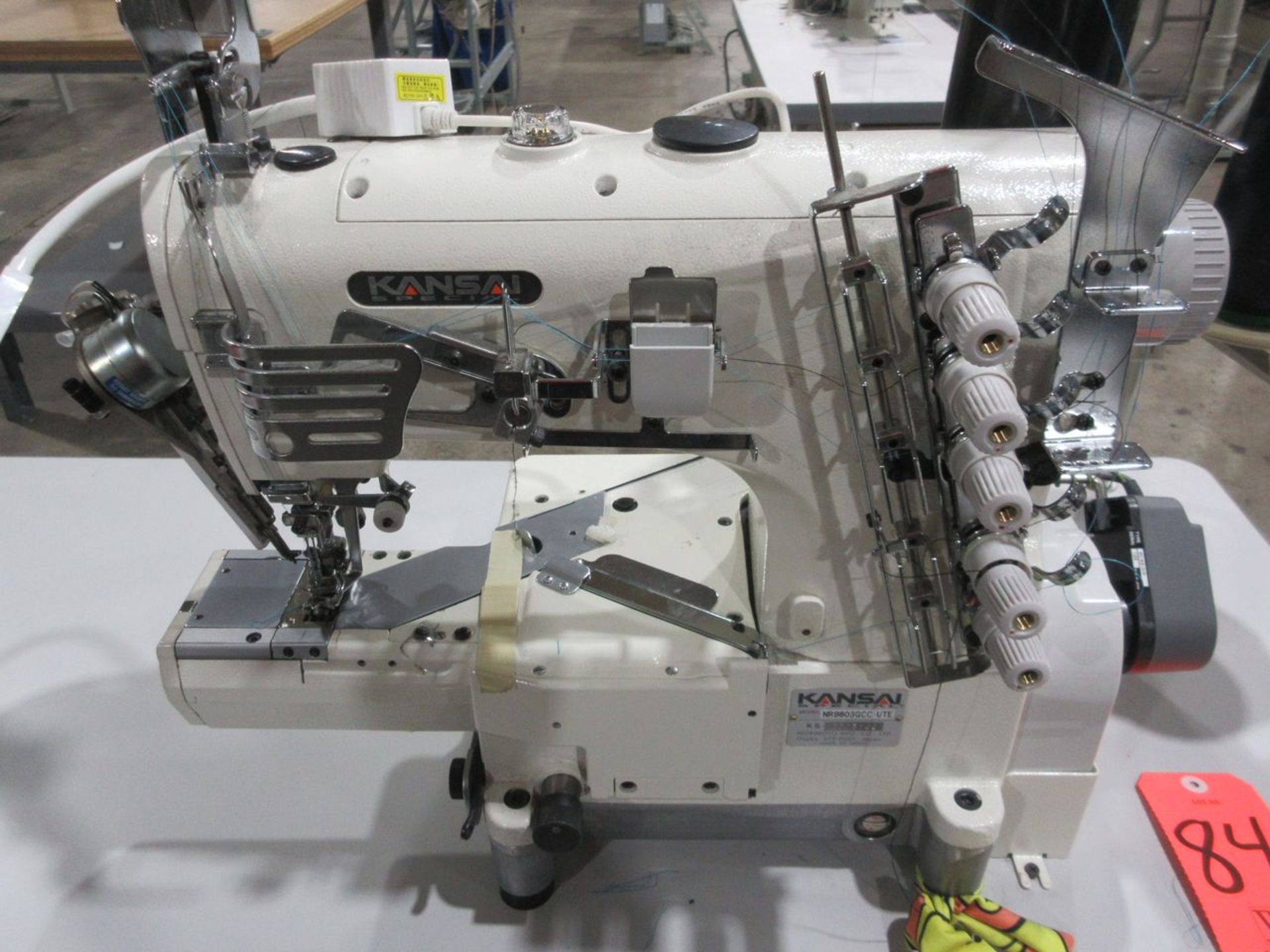 Kansai Model NR-9803GCC-UTE 3-Needle Cylinder Bed Direct Drive Coverstitch Sewing Machine, S/N: - Image 2 of 4