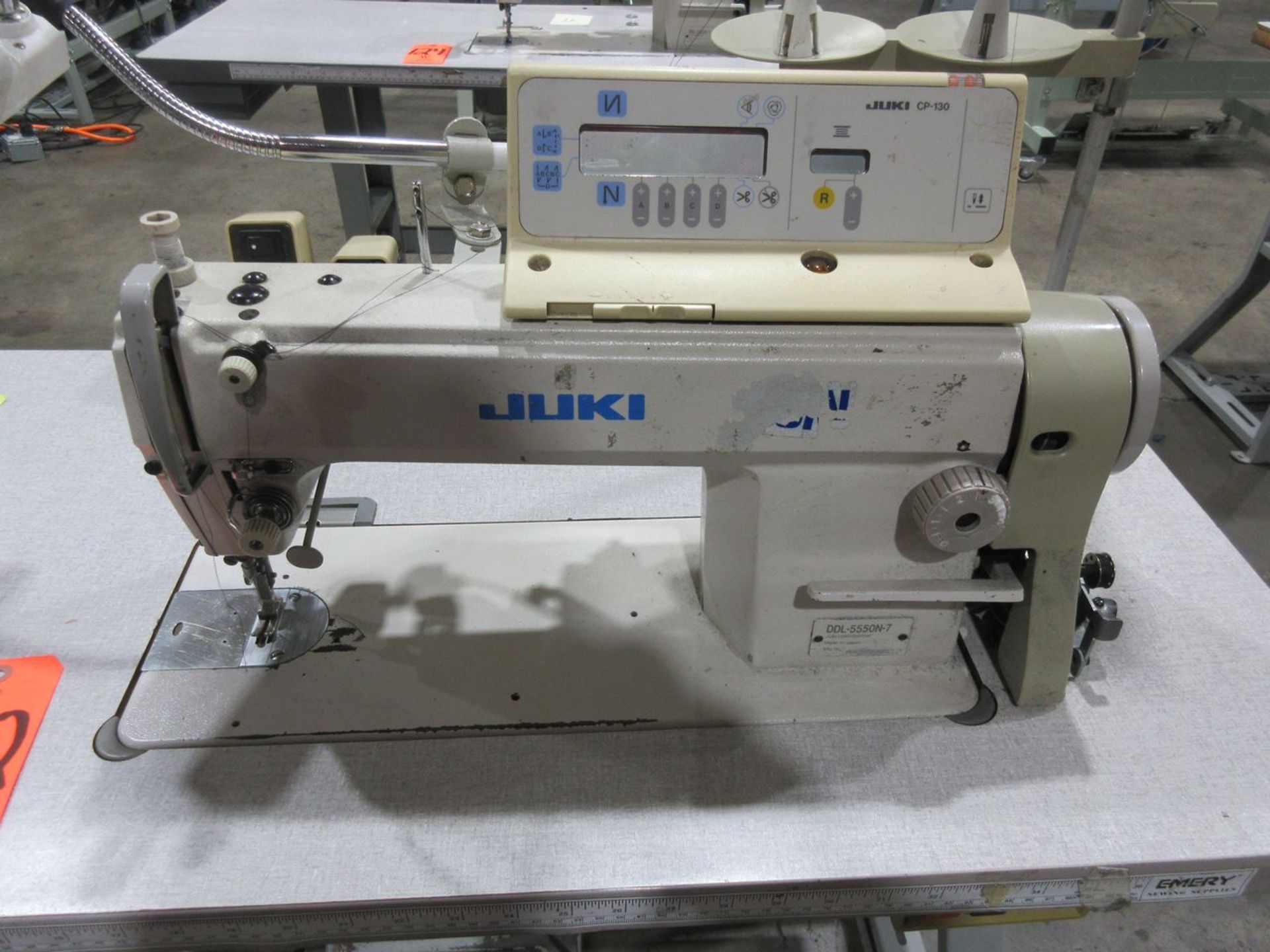 Juki Model DDL-5550N-7 Single Needle Lockstitch Sewing Machine, S/N: 44762; Back Tack, Juki CP-130 - Image 2 of 3