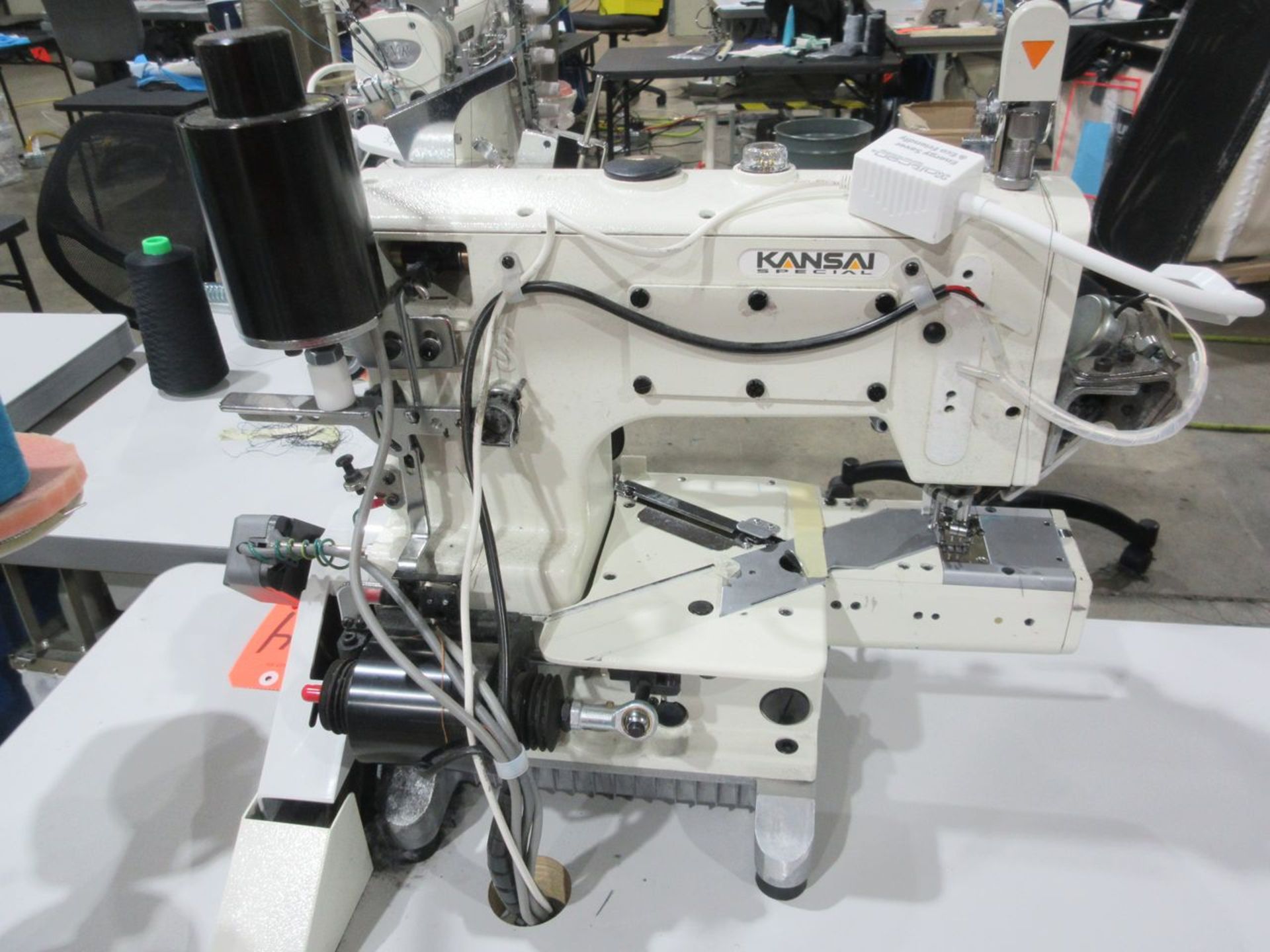 Kansai Model NR-9803GCC-UTE 3-Needle Cylinder Bed Direct Drive Coverstitch Sewing Machine, S/N: - Image 3 of 4