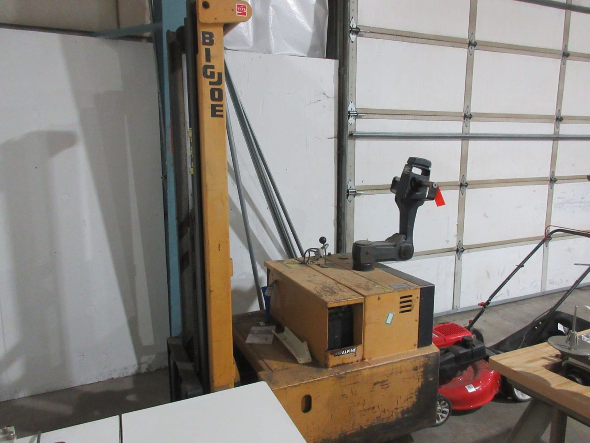 Big Joe 2,000 lb. Cap. Model PDCM-20-130 Electric Walk Behind Pallet Stacker, S/N: 358892; with - Image 2 of 3