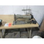 Mitsubishi Model DB-130GM Single Needle Lockstitch Sewing Machine, S/N: 10-85061805; Back Tack,