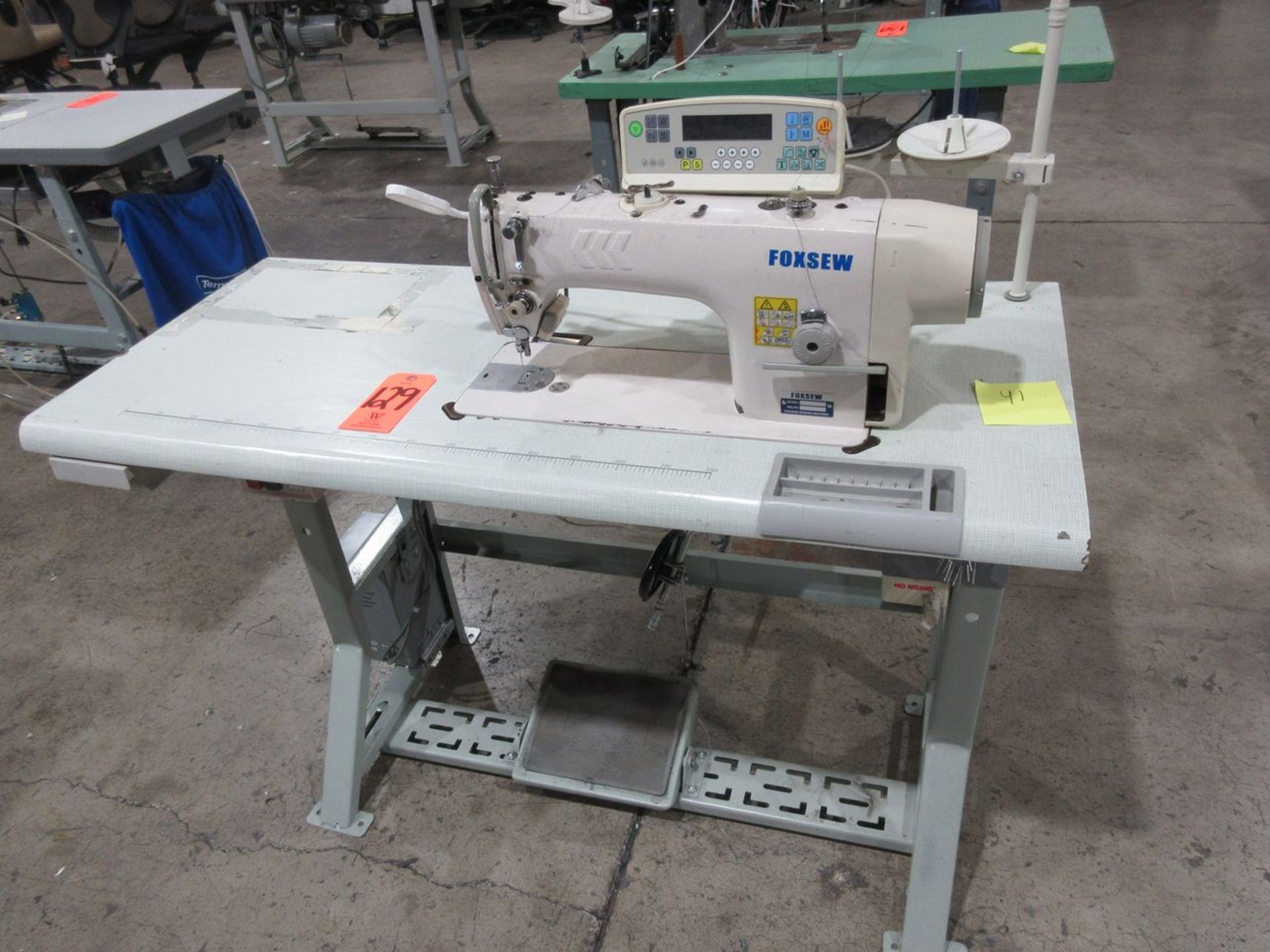 Foxsew Model FX9900D Single Needle High Speed Lockstitch Sewing Machine, S/N: 0140507003; Back Tack,