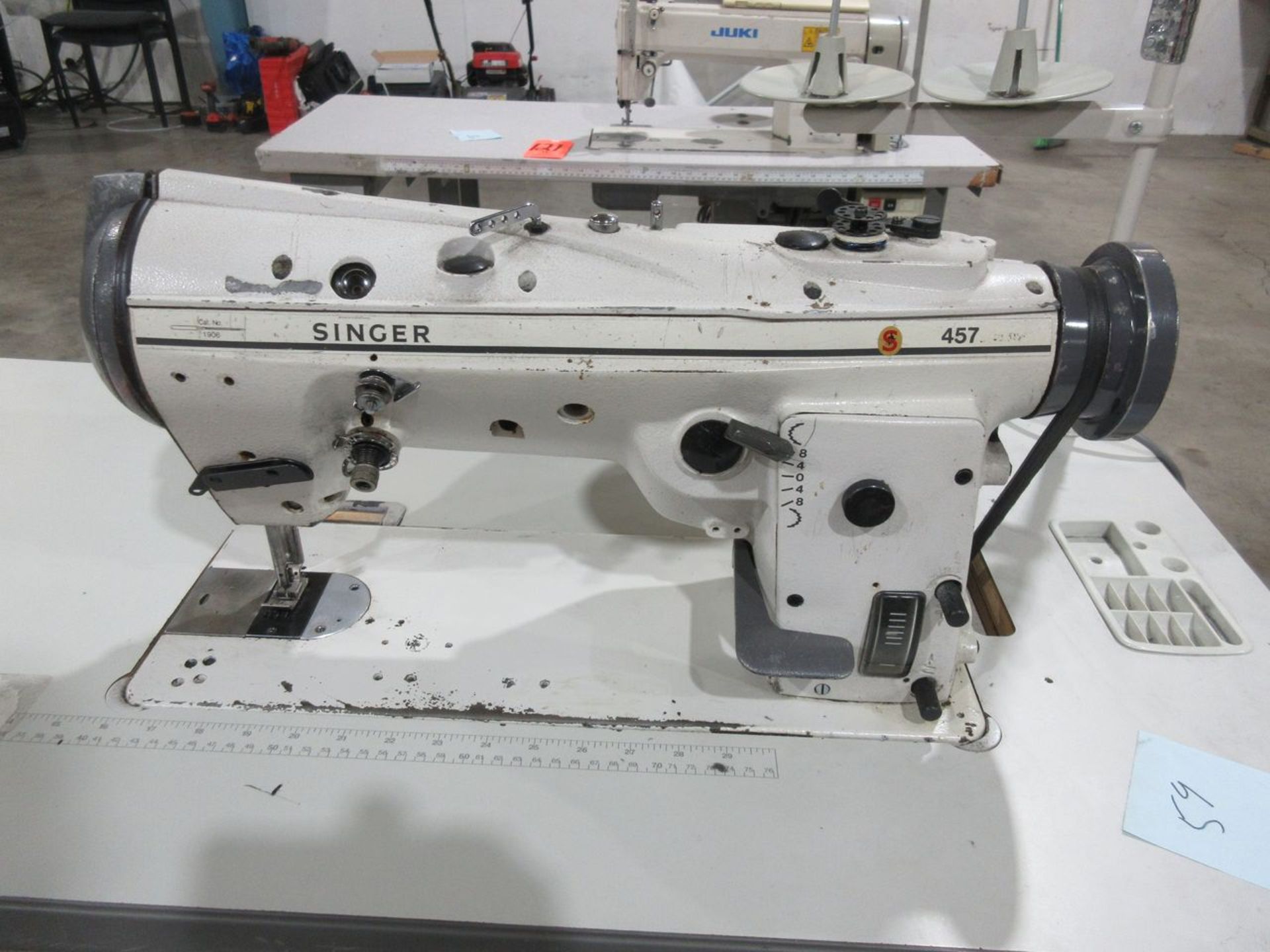 Singer Model 457 Single Needle Lockstitch Zig Zag Sewing Machine, S/N: U925106137; Back Tack, JM-822 - Image 2 of 3