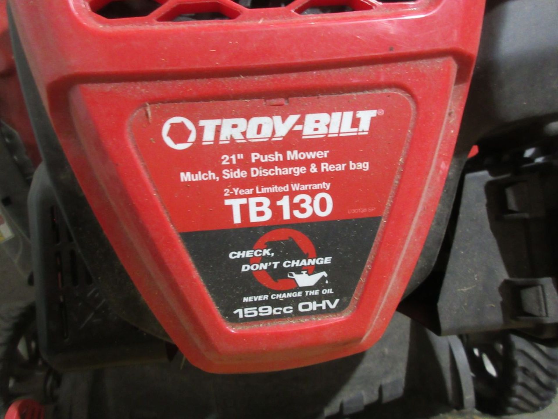 Troy-Bilt 21 in. Model TB130 Push Mower; Mulch, Side Discharge and Rear Bag - Image 3 of 3