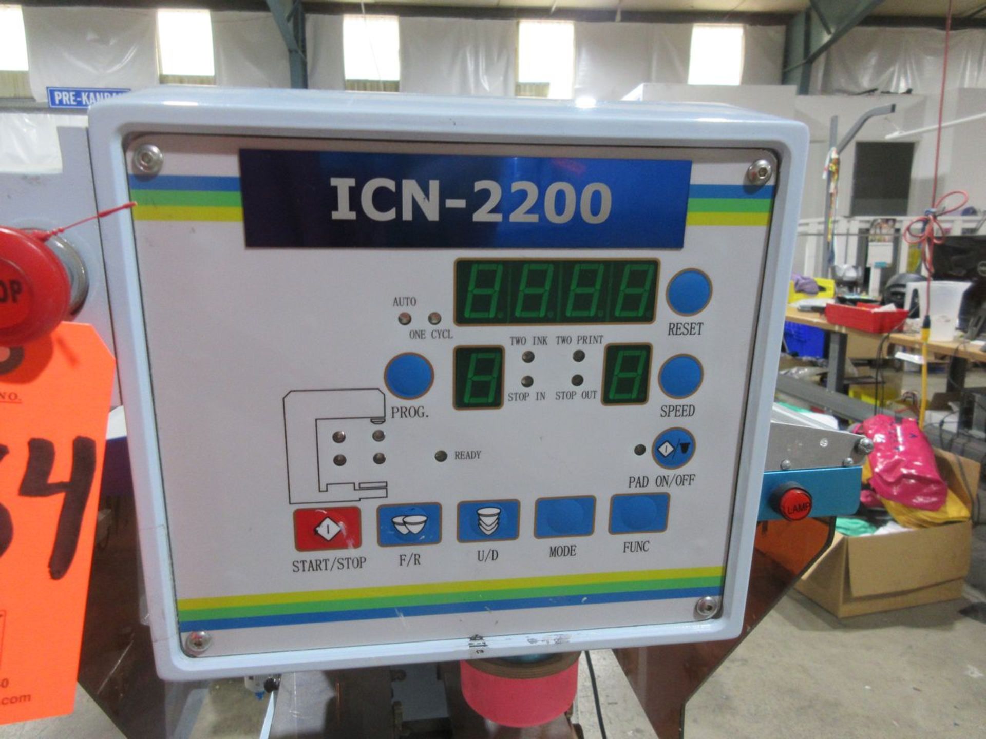 Inkcups 2-Color Model ICN-2200 Pad Printing Machine, S/N: P0810M18; Image Size 80-mm, Part Height - Image 4 of 4