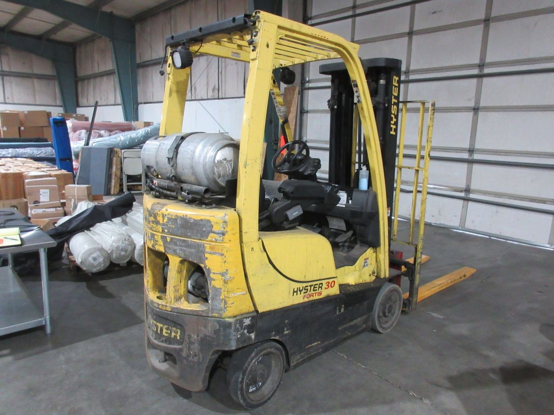 Hyster 2,750 lb. Cap. Model S30FT LP Riding Fork Lift Truck, S/N: E010V03240G; with 187" Reach - Image 2 of 4