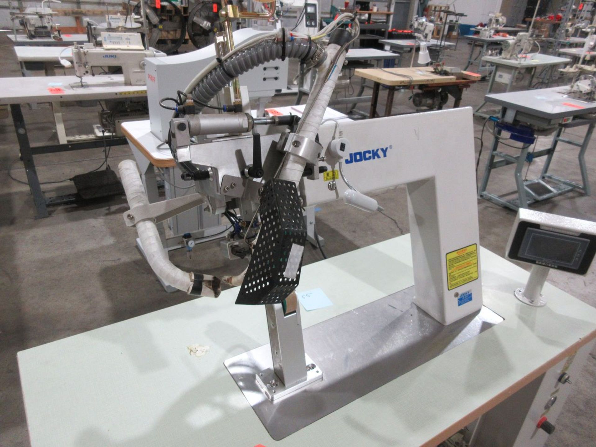 Jocky Model JK-924T Hot Air Seam Sealing Machine, S/N: 200456004; 300-Watt, Samkoon Touch Screen - Image 2 of 4