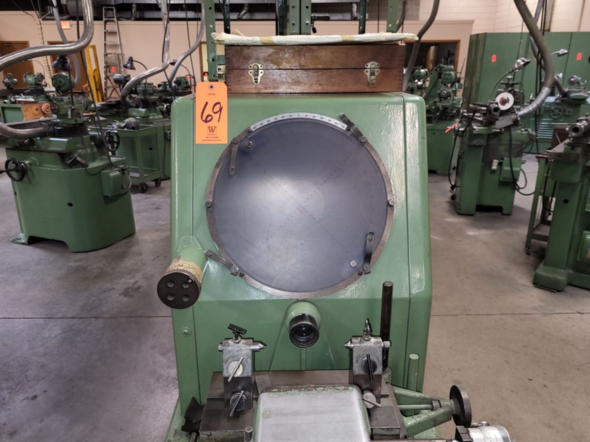 Covel 14 in. Style 14B Optical Comparator & Measuring Machine, S/N: 14B-2035; 13 in. x 6 in. Work - Image 3 of 3