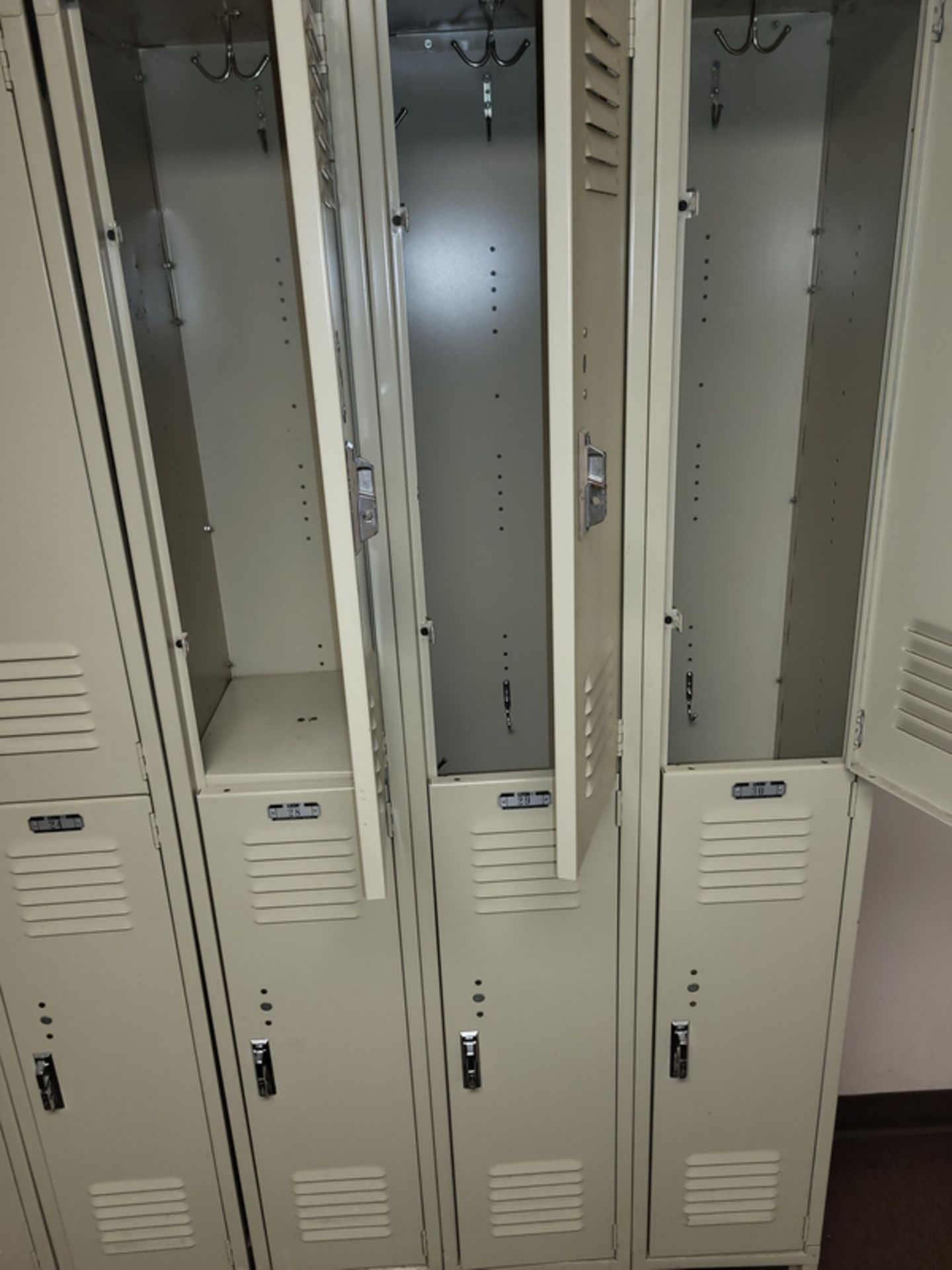 Lot - (2) 6-Door Steel Locker Units; - Image 3 of 3