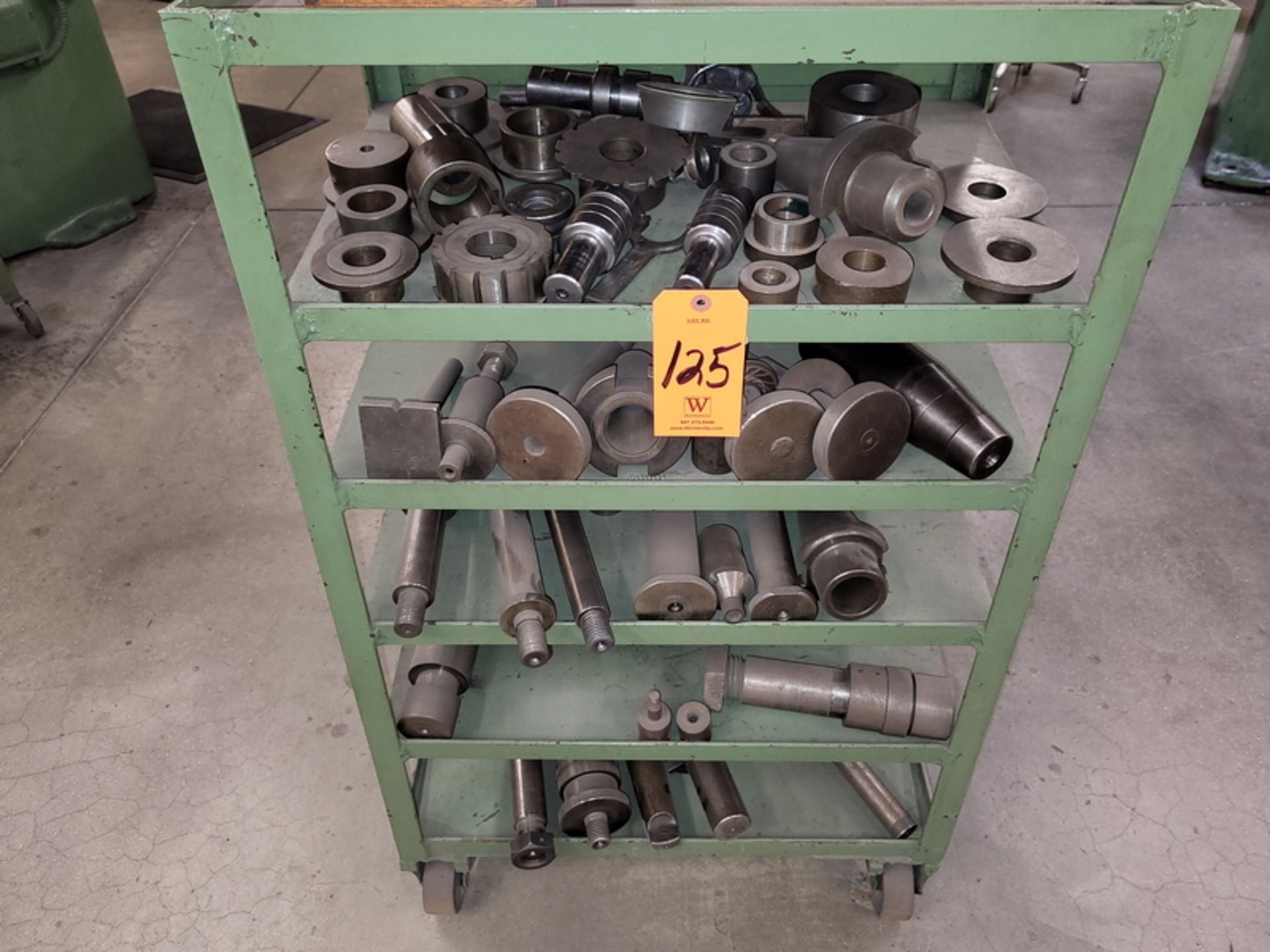 Portable Shop Stand & Contents (as Shown); with Grinding Accessories