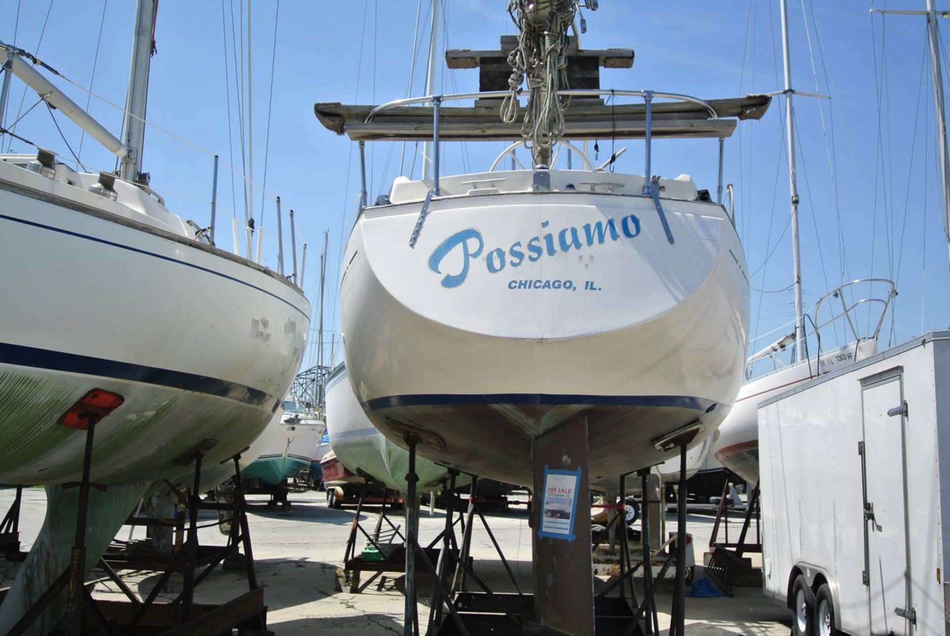 "Possiamo" - 1976 Seafarer 29 Sailboat, with Yanmar YSE8 Engine; HIN: SFRBX146M76G; 29 ft. Length, 9 - Image 6 of 11