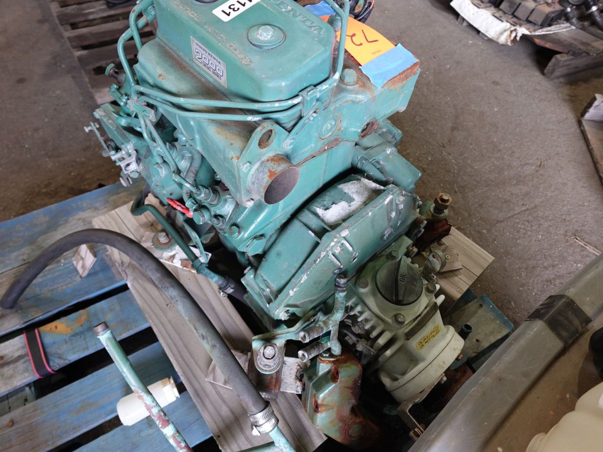 Volvo 2002 Engine, S/N: FL 4073; with Model MS-2B Transmission S/N: 14360, 3.71:1 Ratio (Client - Image 3 of 4