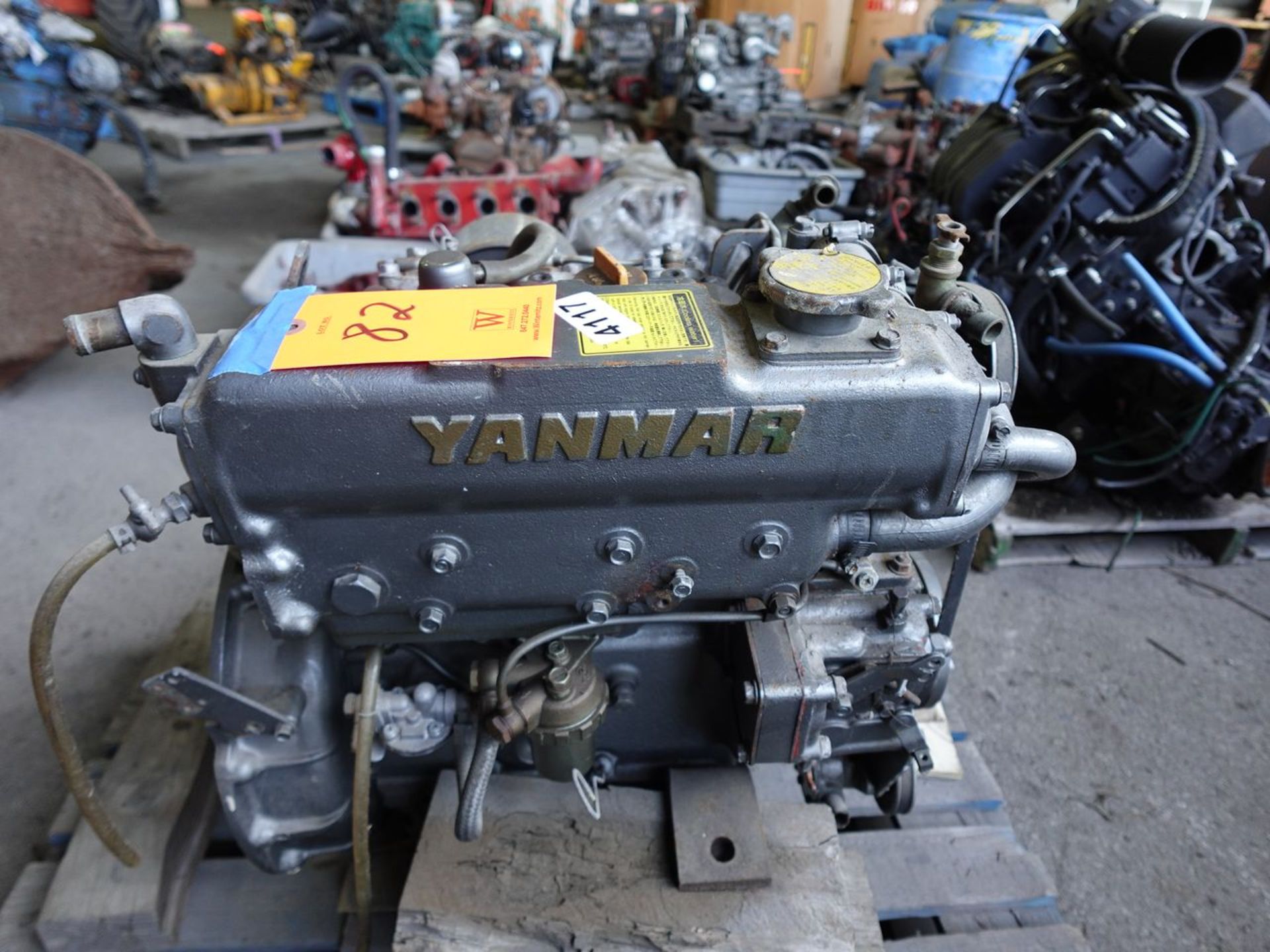 Yanmar 3HM35F Bobtail Engine Only, S/N: 03723; (Client Note: No Transmission, On the Shelf 3 - Image 4 of 4