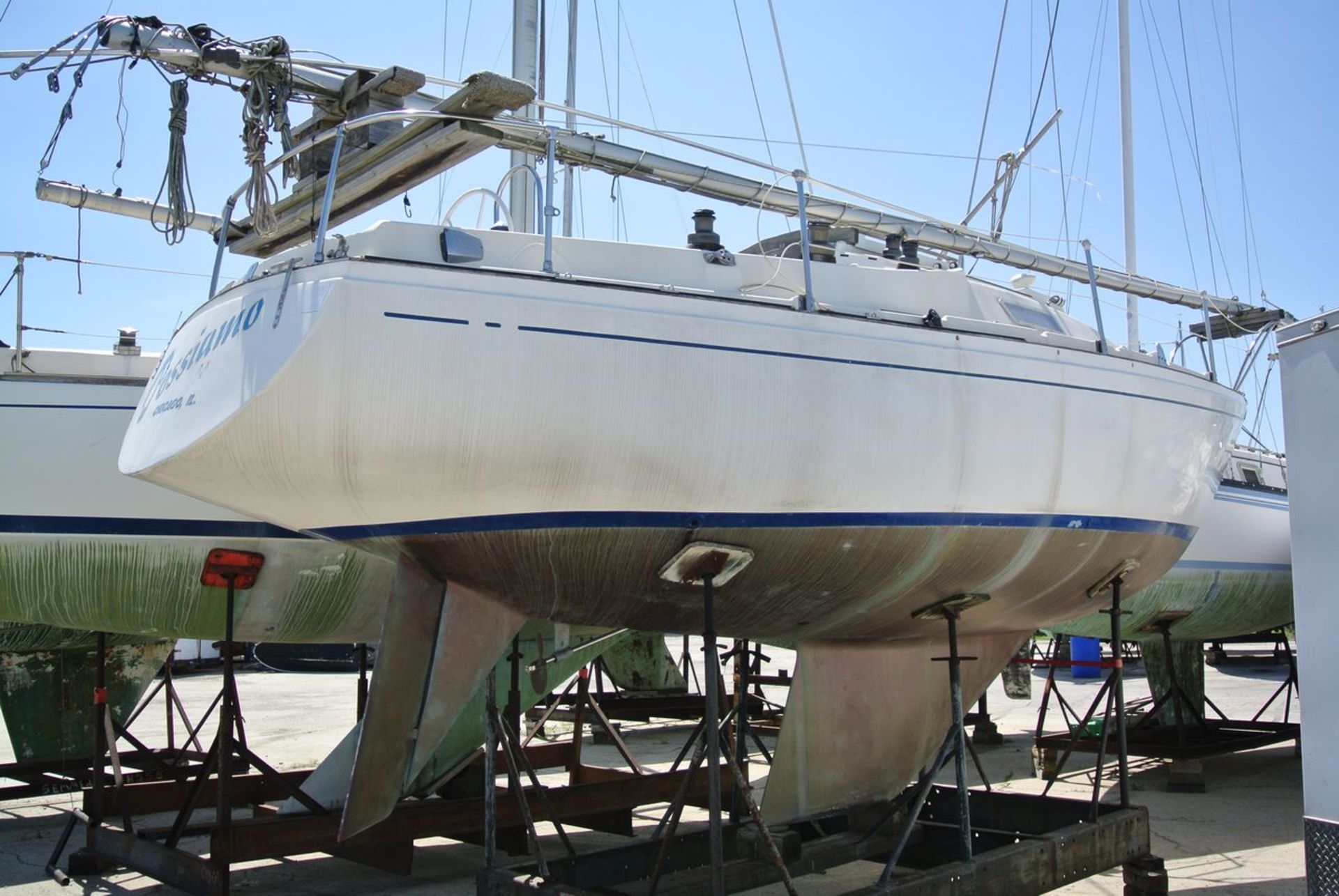 "Possiamo" - 1976 Seafarer 29 Sailboat, with Yanmar YSE8 Engine; HIN: SFRBX146M76G; 29 ft. Length, 9