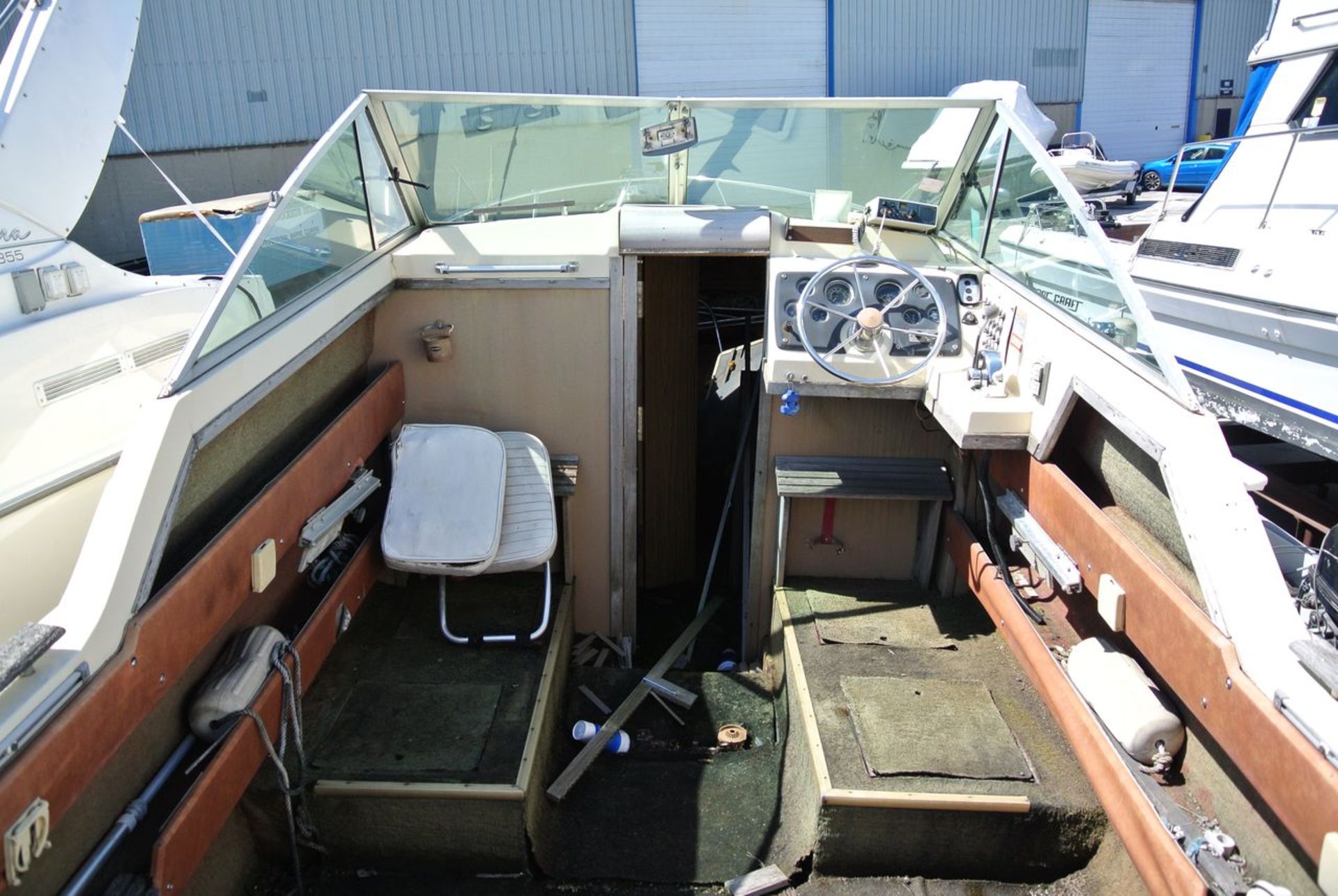 "The Calumet" - 1977 Century Raven 24 with Trailer, HIN: CEB7RO71M77B; 24 ft. Length, 8 ft. Beam, - Image 9 of 13