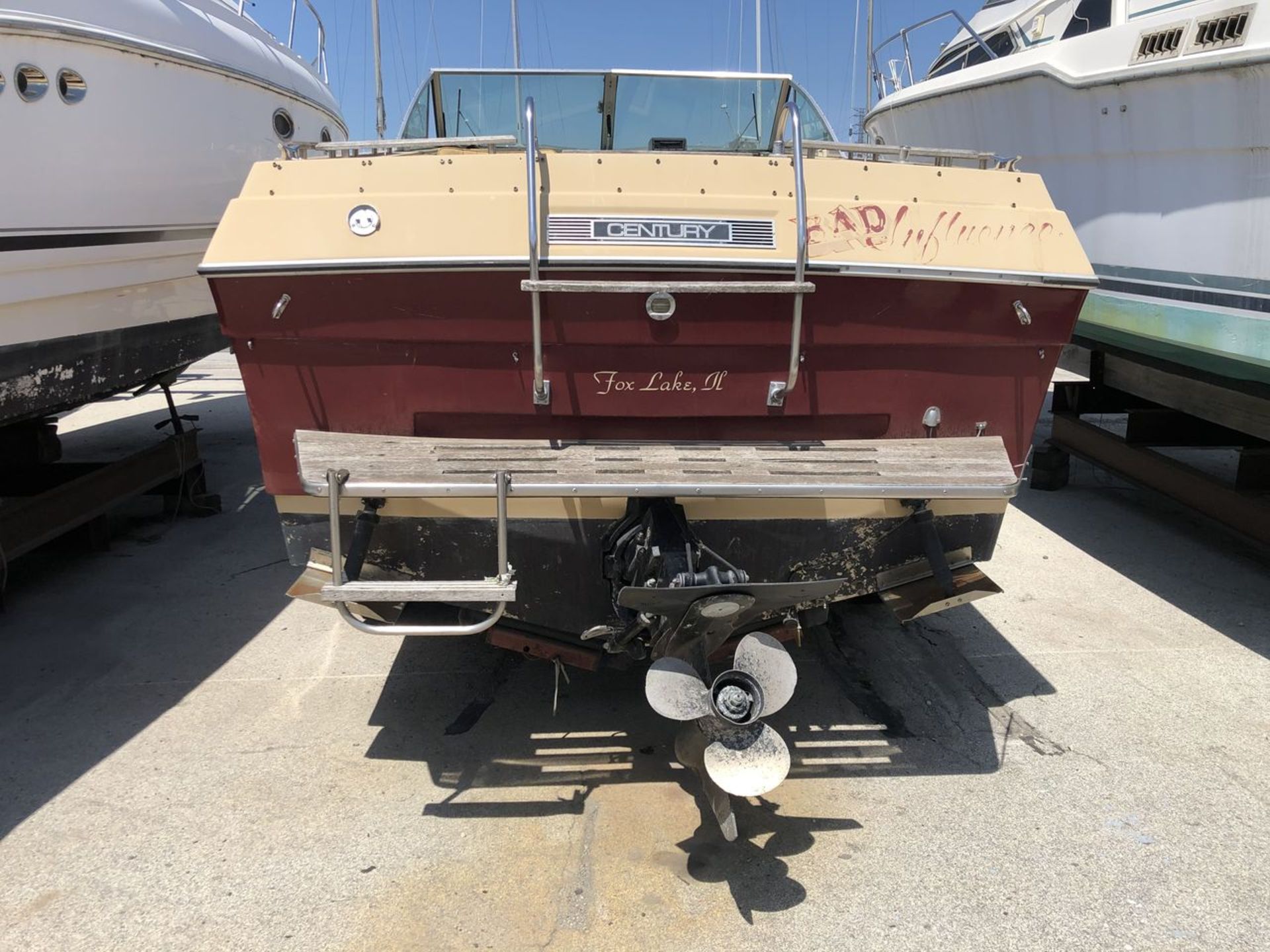 "Bad Influence" - 1979 Century 230 Model Raven 5000 Inboard-Outboard Power Boat, HIN: CE89L054M78K- - Image 6 of 11