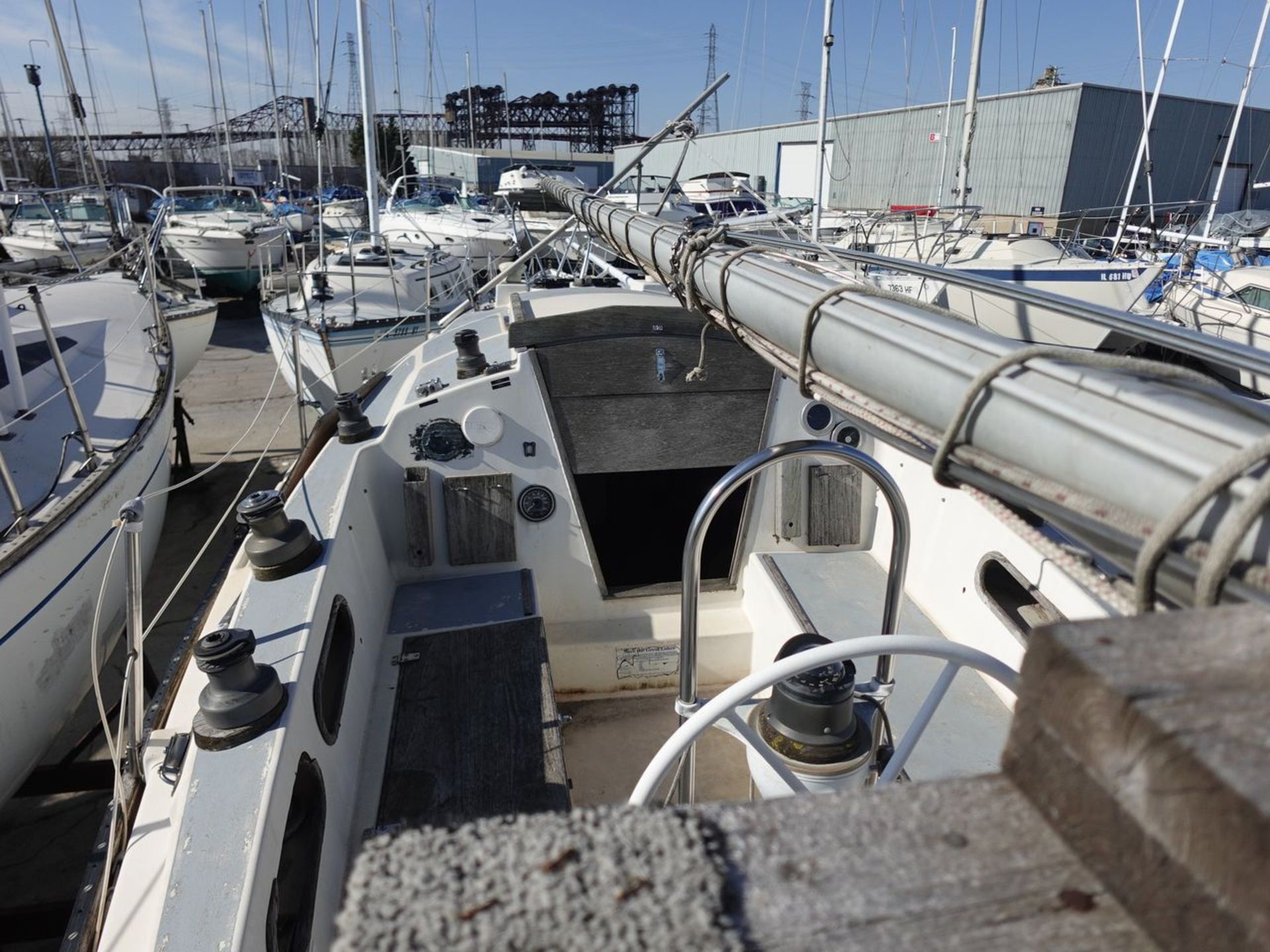 "Possiamo" - 1976 Seafarer 29 Sailboat, with Yanmar YSE8 Engine; HIN: SFRBX146M76G; 29 ft. Length, 9 - Image 11 of 11