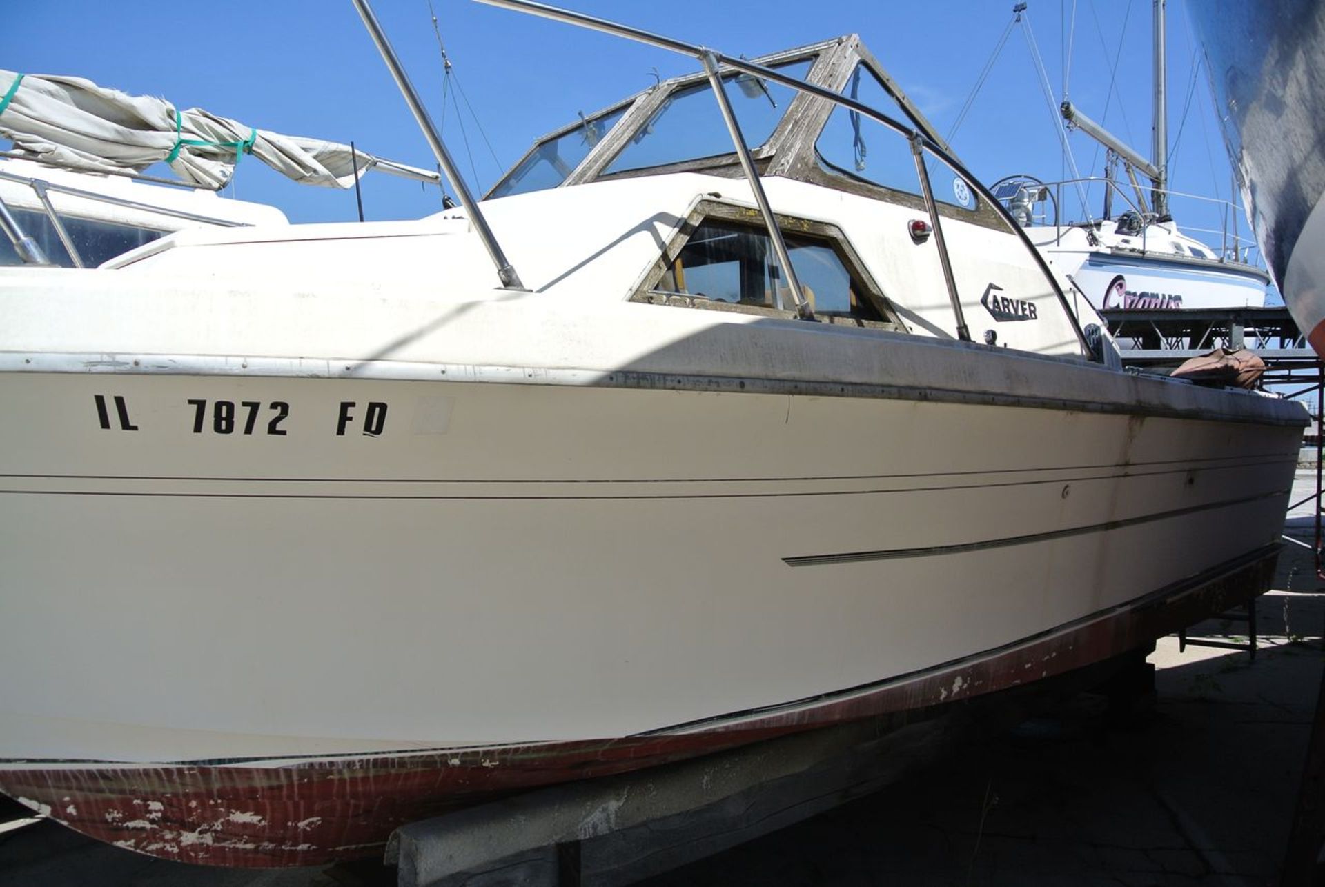 "Night Watch" - 1978 Carver Camper 22 Power Boat, HIN: CDR270640478; 22 ft. Length, 8 ft. Beam, - Image 4 of 12