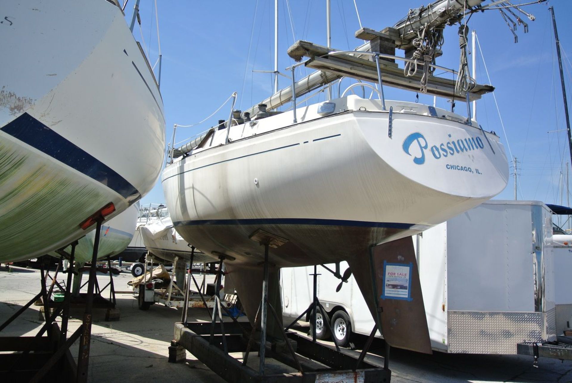 "Possiamo" - 1976 Seafarer 29 Sailboat, with Yanmar YSE8 Engine; HIN: SFRBX146M76G; 29 ft. Length, 9 - Image 5 of 11