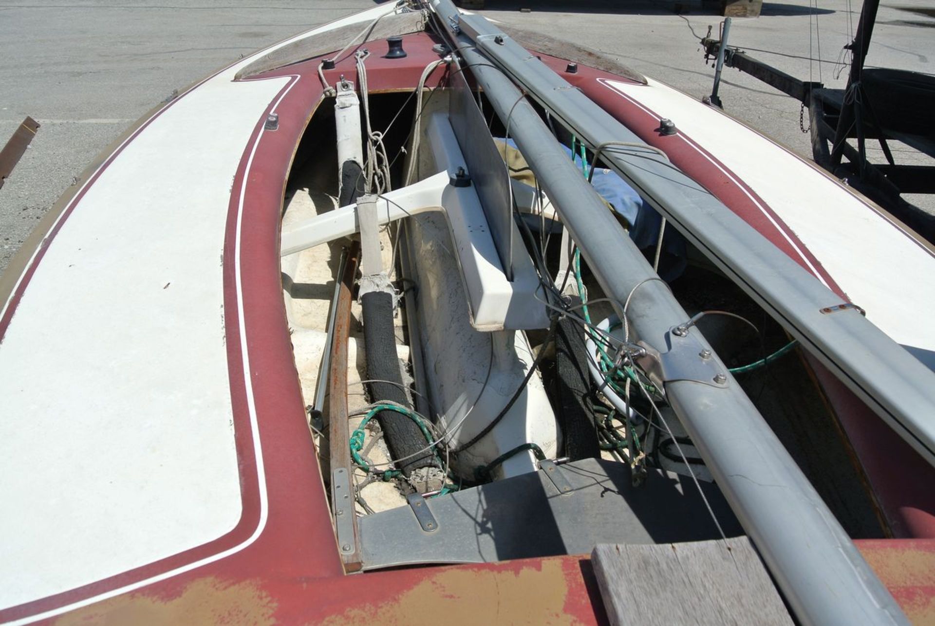 "The Bomber" - 1978 Scow Sailboat, HIN: MEBOX218-0579; 16 ft. Length, 6 ft. Beam, Boat Sold with - Image 7 of 8