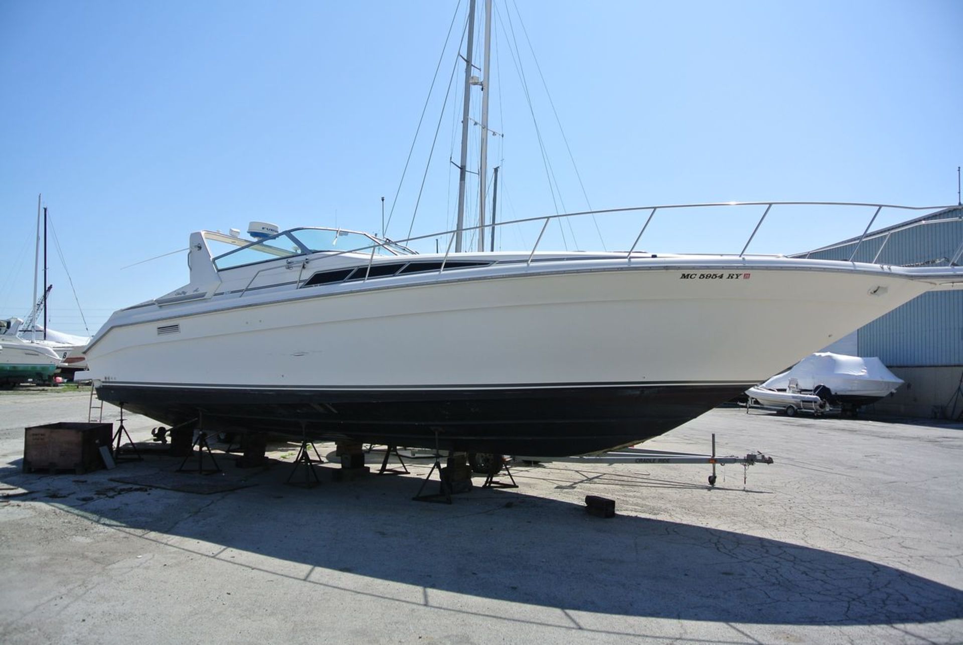 "Sabbatical" - 1991 Sea Ray 420 DA Sundancer Power Boat, HIN: SERPI374E091; 49 ft. Length, 14 ft.