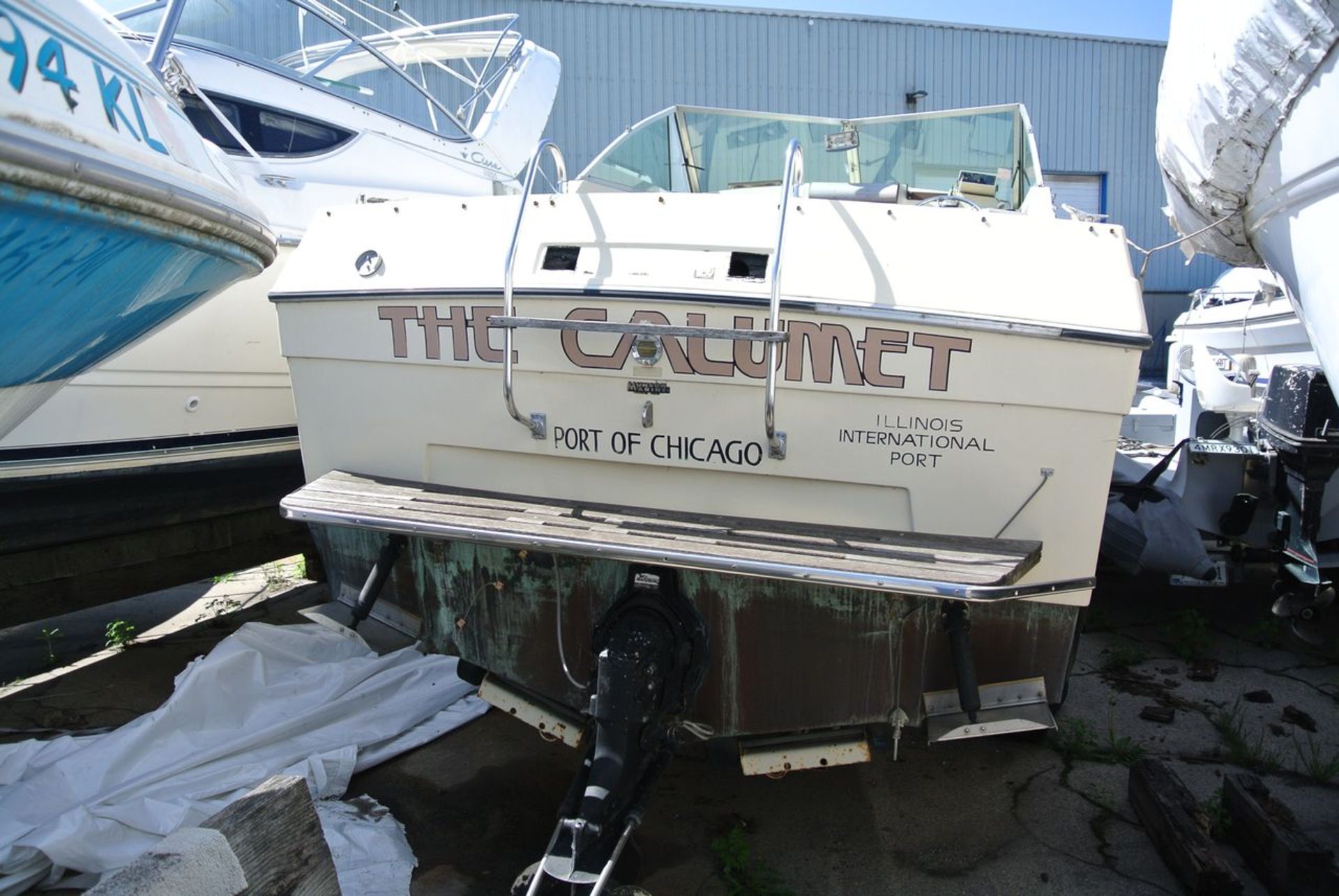 "The Calumet" - 1977 Century Raven 24 with Trailer, HIN: CEB7RO71M77B; 24 ft. Length, 8 ft. Beam, - Image 7 of 13