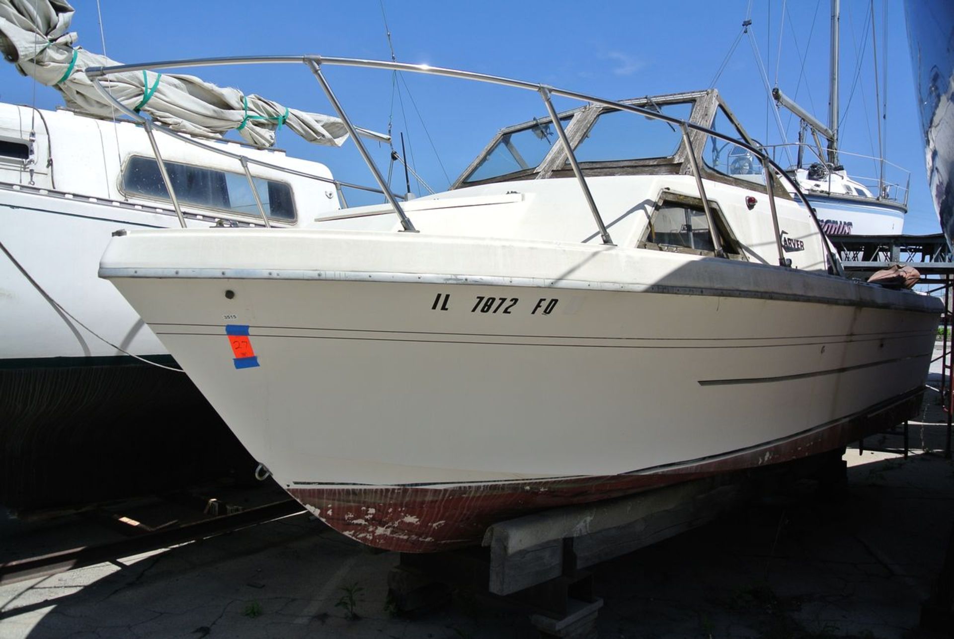 "Night Watch" - 1978 Carver Camper 22 Power Boat, HIN: CDR270640478; 22 ft. Length, 8 ft. Beam,