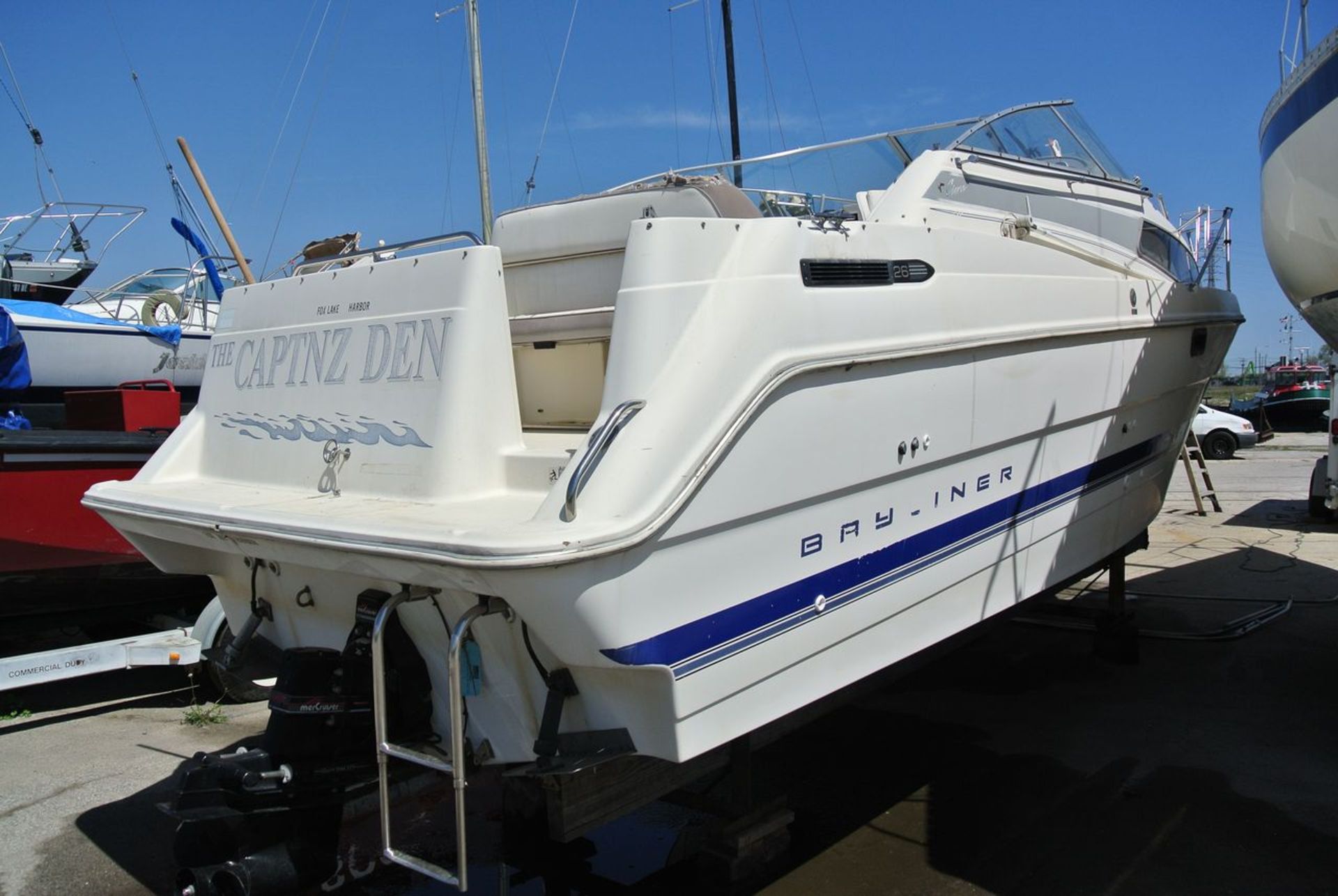 "Captinz Den" - 1994 Bayliner Ciera Series 2655 Sunbridge Stern Drive Power Boat, with Mercruiser