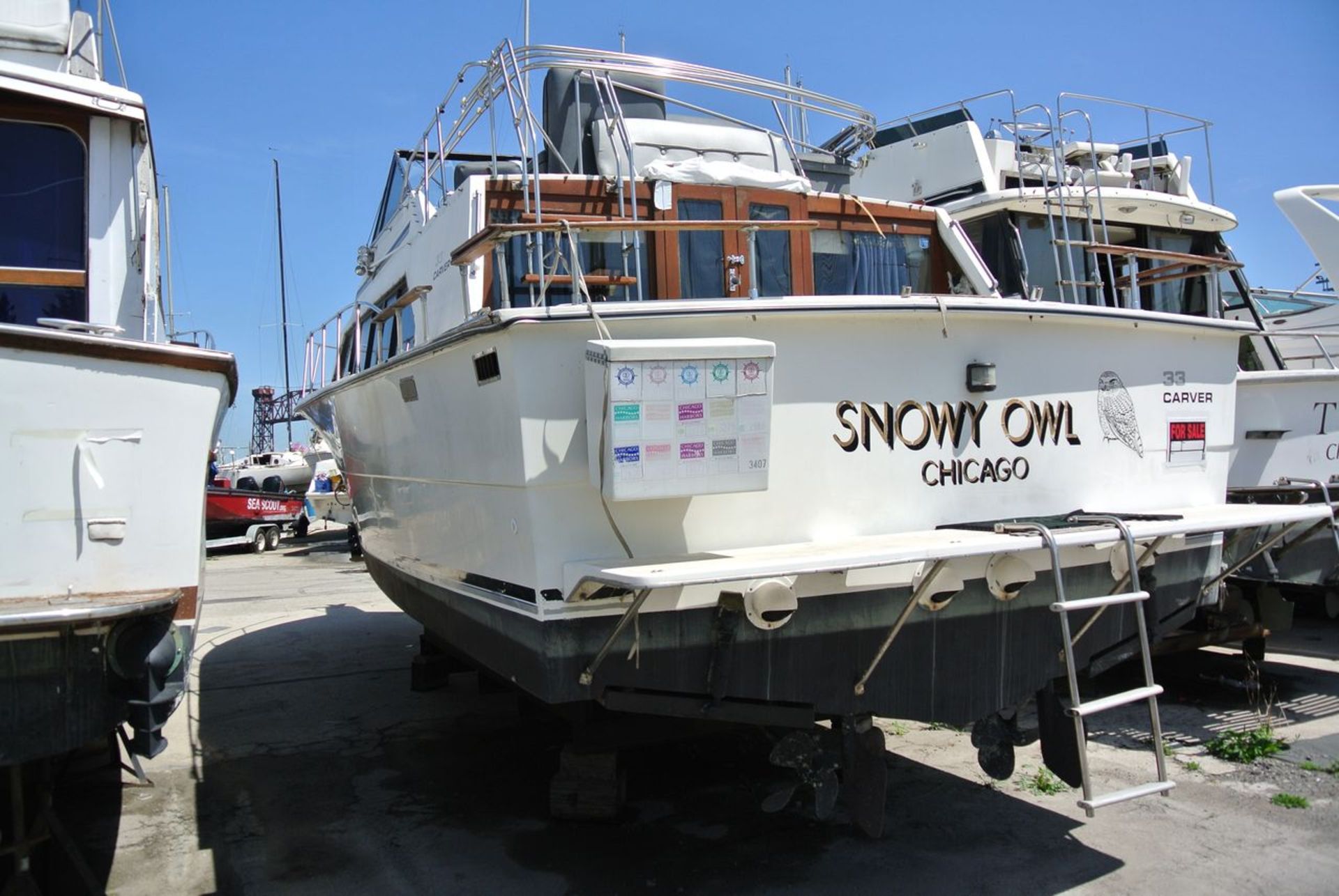 "Snowy Owl" - 1983 Carver Yachts Mariner 3396 Power Boat, with Crusader 270 Engine; HIN: - Image 7 of 27