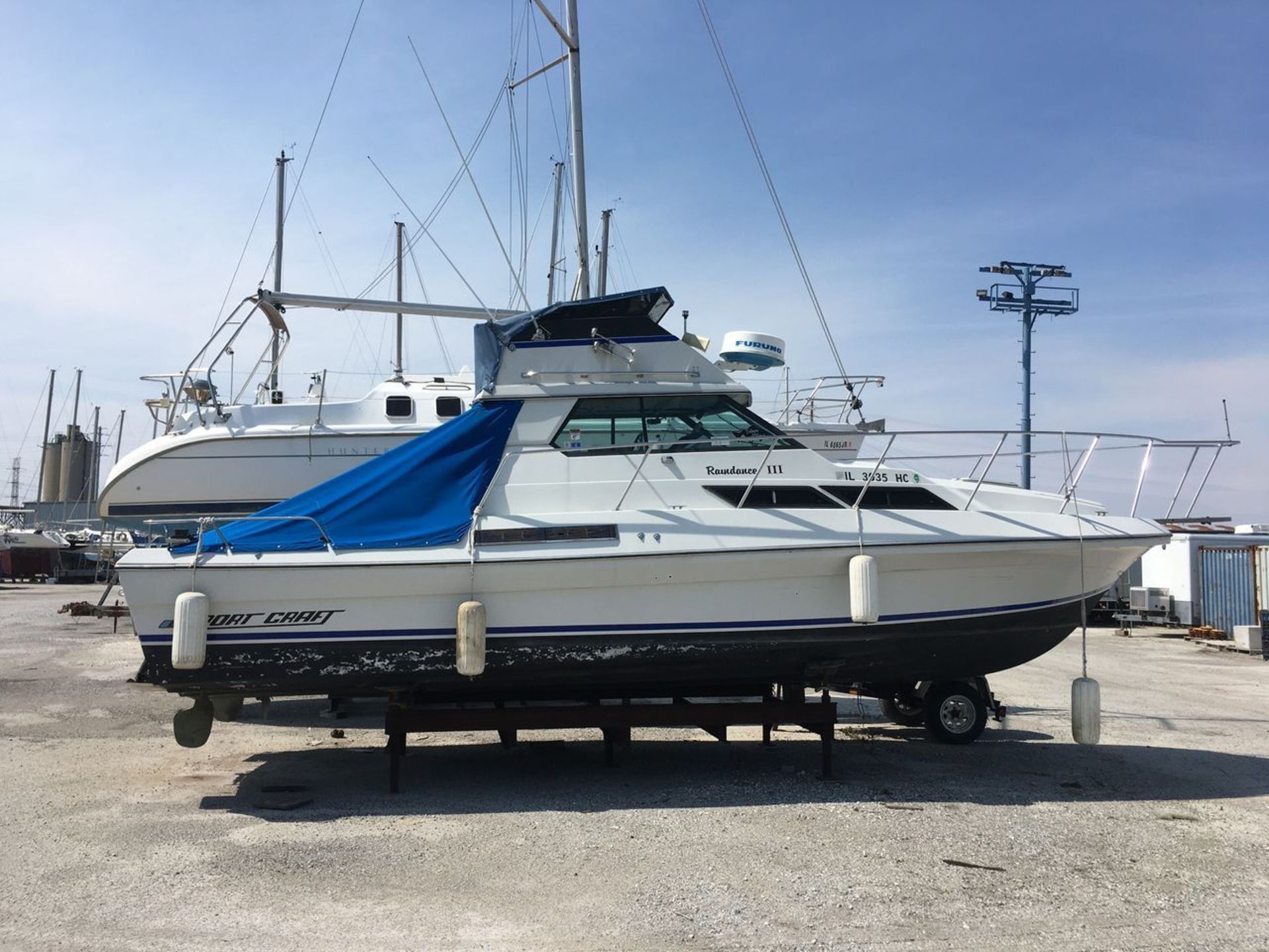 "Raindance III" - 1989 Sport-Craft 300 Coastal Fisherman Inboard Motor Power Boat, with Twin