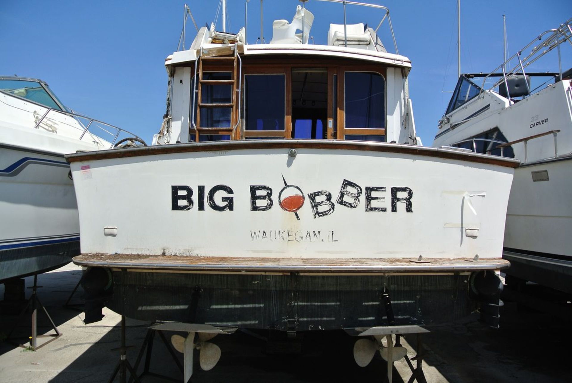 "Big Bobber" - 1977 Egg Harbor Model Sedan Flybridge 33 Power Boat, with Chrysler M360bwr19 921 - Image 6 of 19