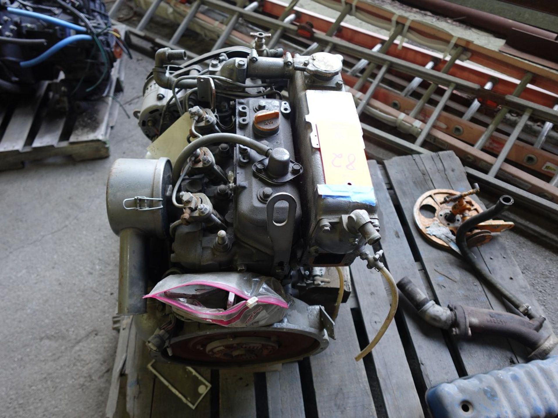 Yanmar 3HM35F Bobtail Engine Only, S/N: 03723; (Client Note: No Transmission, On the Shelf 3 - Image 3 of 4