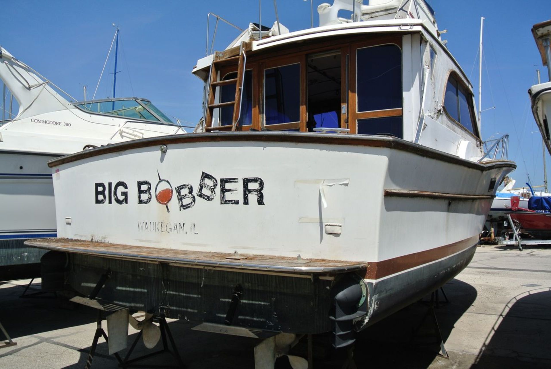 "Big Bobber" - 1977 Egg Harbor Model Sedan Flybridge 33 Power Boat, with Chrysler M360bwr19 921 - Image 7 of 19