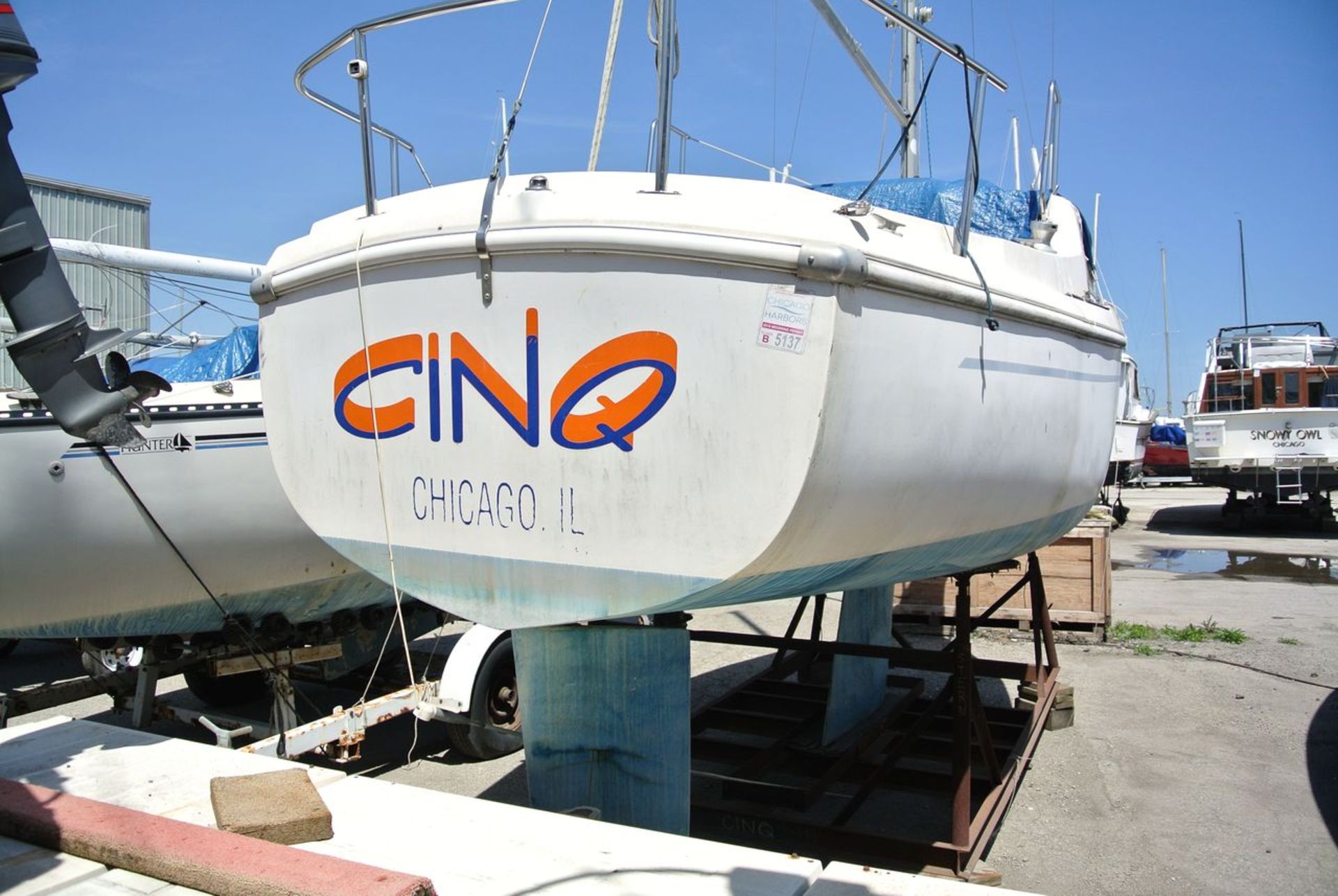 "Cinq" - 1972 Coronado Yachts 23 Sailboat, HIN: 197; 23 ft. Length, 7.75 ft. Beam, Rigging Type: - Image 7 of 7