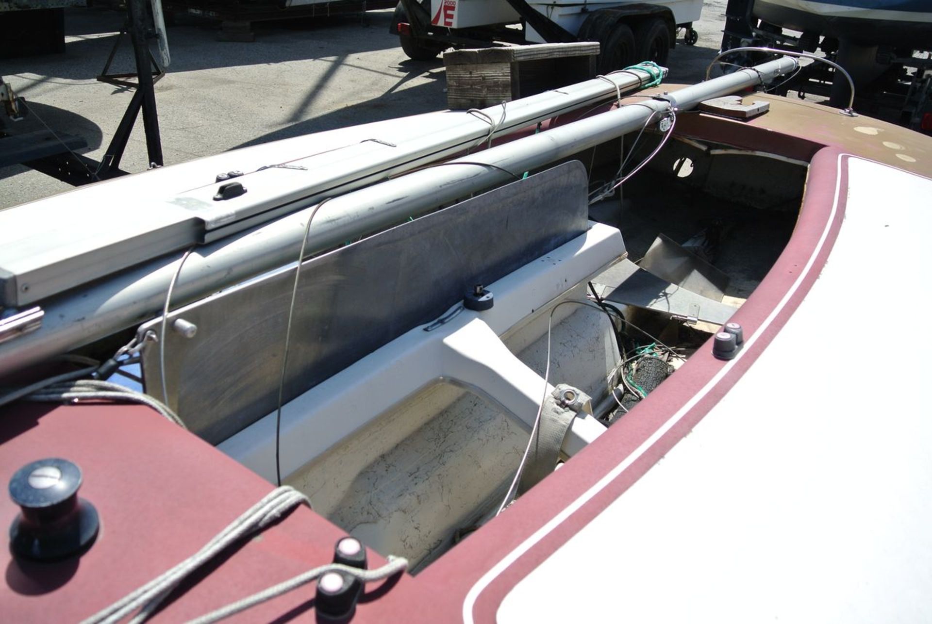 "The Bomber" - 1978 Scow Sailboat, HIN: MEBOX218-0579; 16 ft. Length, 6 ft. Beam, Boat Sold with - Image 8 of 8