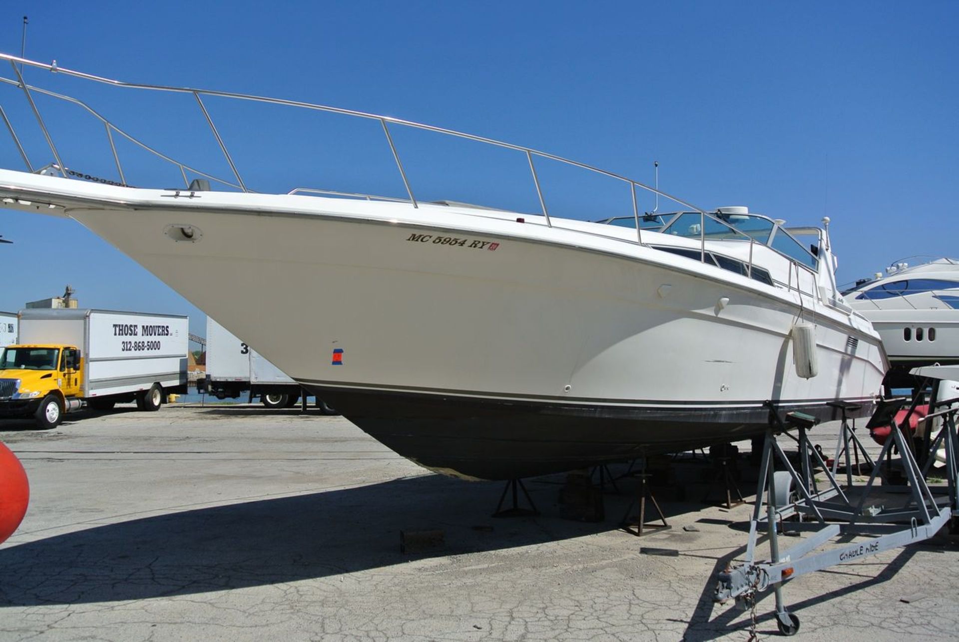 "Sabbatical" - 1991 Sea Ray 420 DA Sundancer Power Boat, HIN: SERPI374E091; 49 ft. Length, 14 ft. - Image 3 of 31