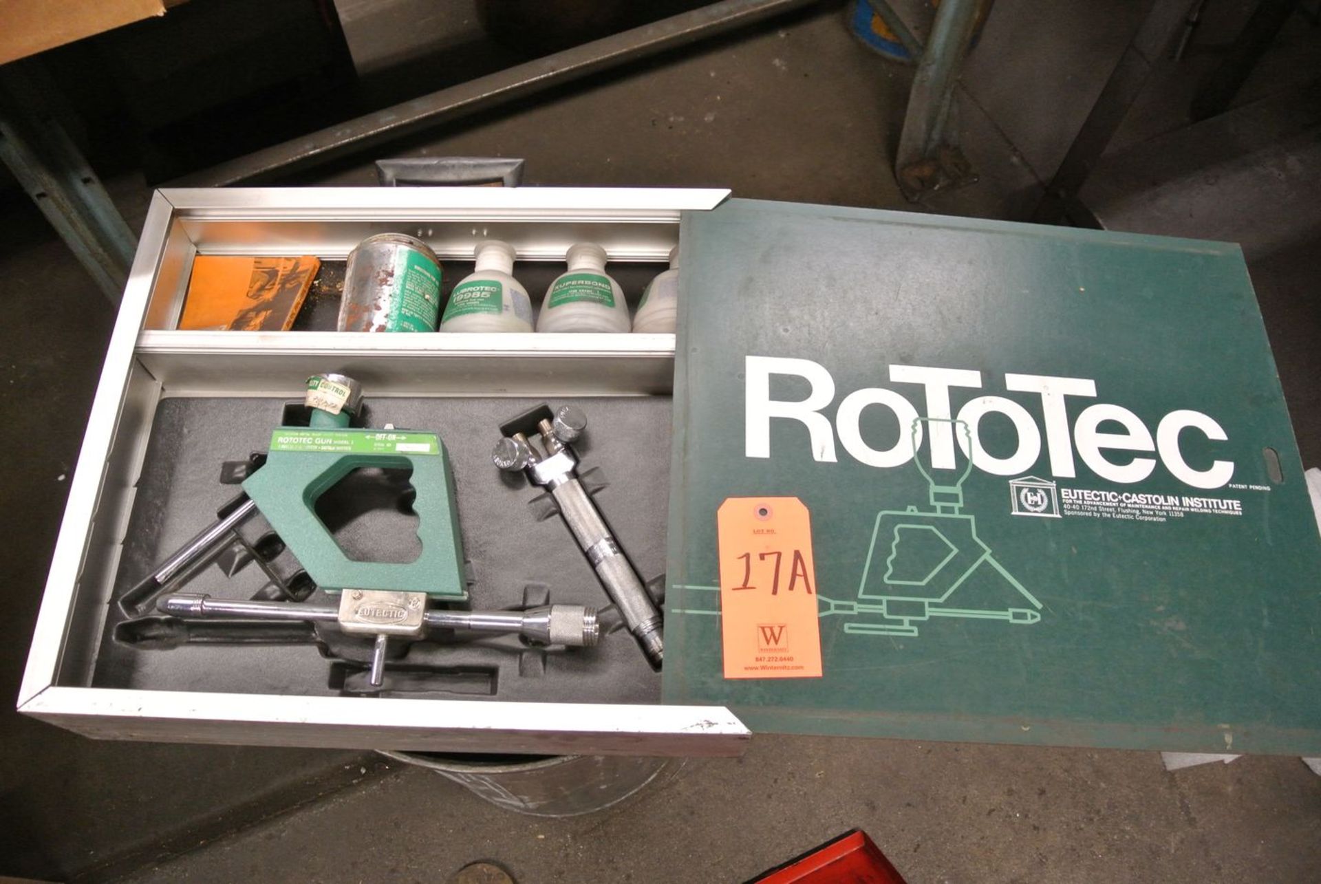 Eutectic RoToTeC Model I Custom Metal Alloy Spray System, S/N: 12990; with Case