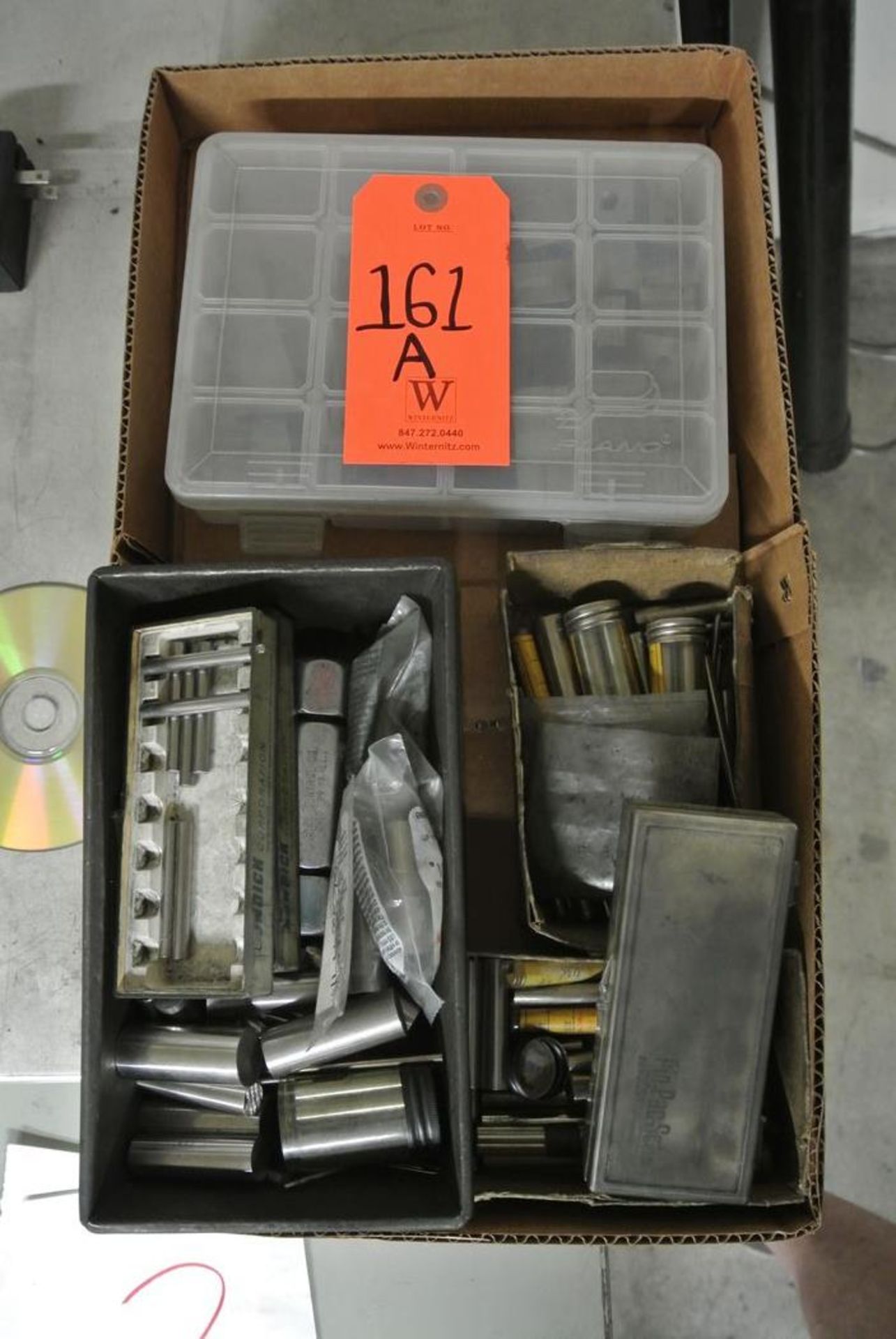 Lot - Assorted Plug Gages, Stackable Gage Blocks, Etc. (in Box)