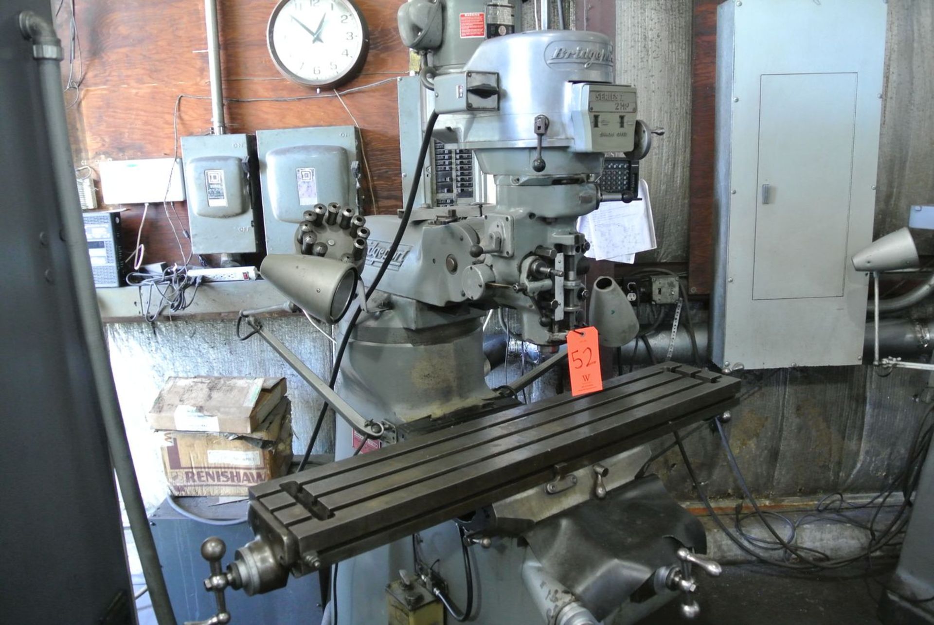 Bridgeport 2-HP Series I Vertical Milling Machine, S/N: 12BR200508; with 48 in. x 9 in. T-Slot - Image 2 of 7