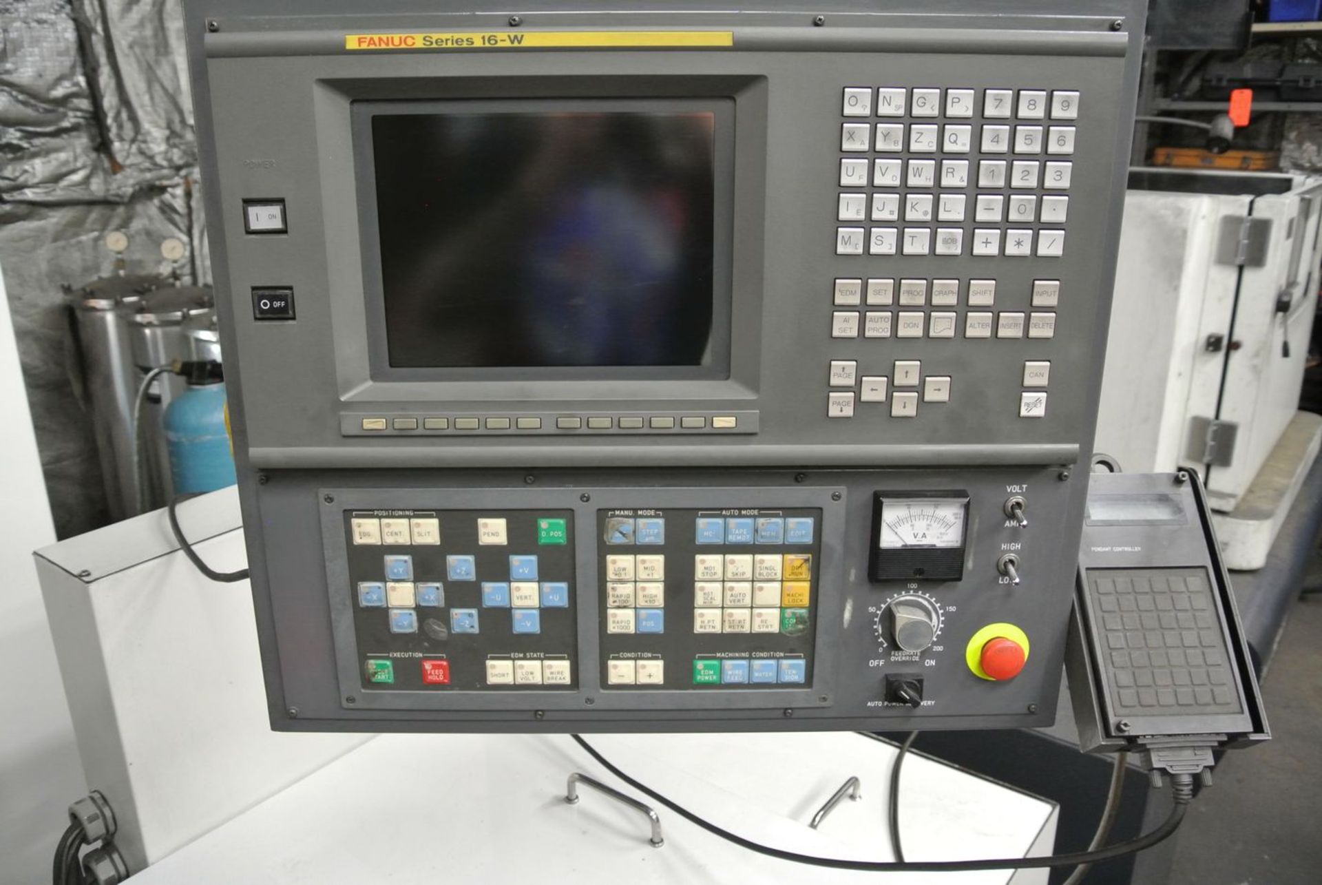Fanuc Alpha-1B Type A04B-0304-B001-UF CNC Wire EDM, S/N: P94X1B059; with Fanuc Series 16-W CNC - Image 7 of 10